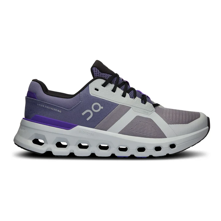 Men's Cloudrunner 2 Running Shoes - Lightweight Cushioned Sneakers for Jogging & Gym Workouts (Fossil/Indigo Color) - Perfect for Road Running, Training & Casual Wear
