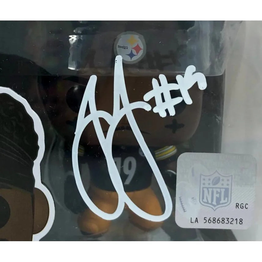 Juju Smith-Schuster Autographed Funko Pop #97 with JSA COA - Pittsburgh Steelers Signed Collectible - Perfect for NFL Fans, Sports Memorabilia Collectors, and Gift Giving