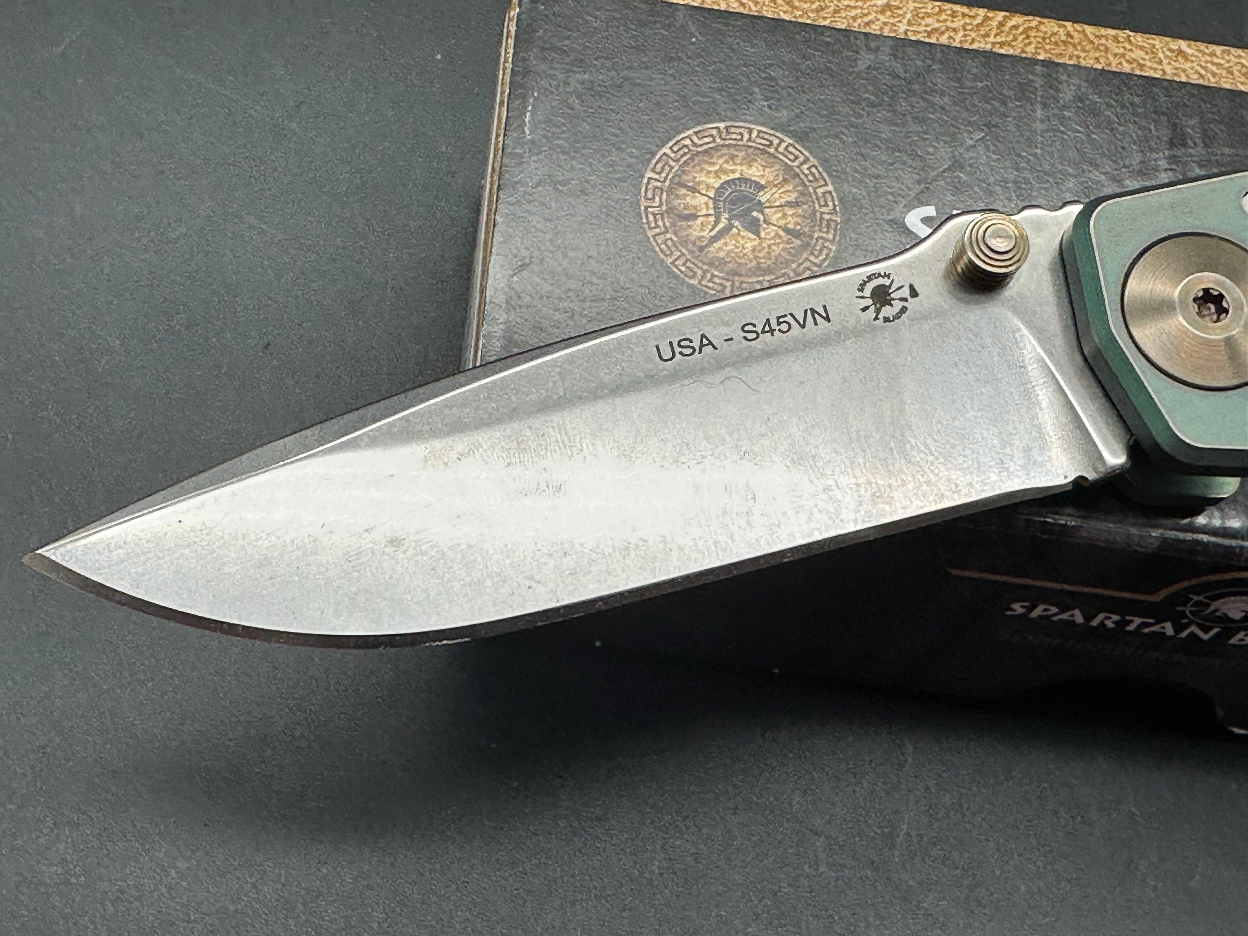 Spartan Blades Harsey Folder Tactical Knife - God & Country Edition | High-Quality EDC Folding Knife for Outdoor, Survival & Everyday Carry