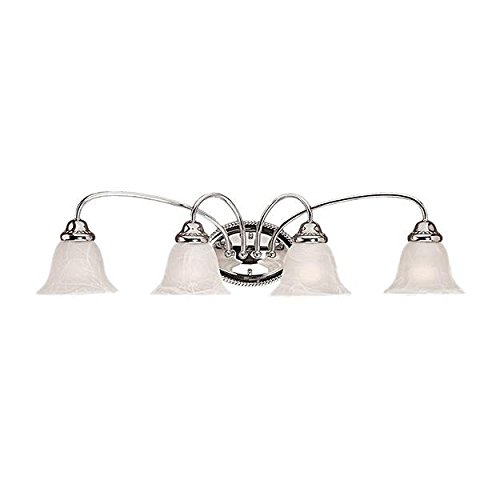 Millennium 414-CH 4-Light Bathroom Vanity Light Fixture with Chrome Finish - Perfect for Modern Bathroom, Powder Room, and Dressing Room Lighting