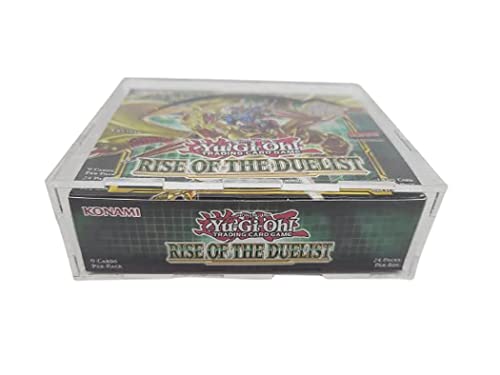 Yu-Gi-Oh! Acrylic Booster Box Display Case - Premium Framing & Protection for Collectible Cards | Perfect for Showcasing & Preserving Your Yu-Gi-Oh Booster Box Collection (Box Not Included)
