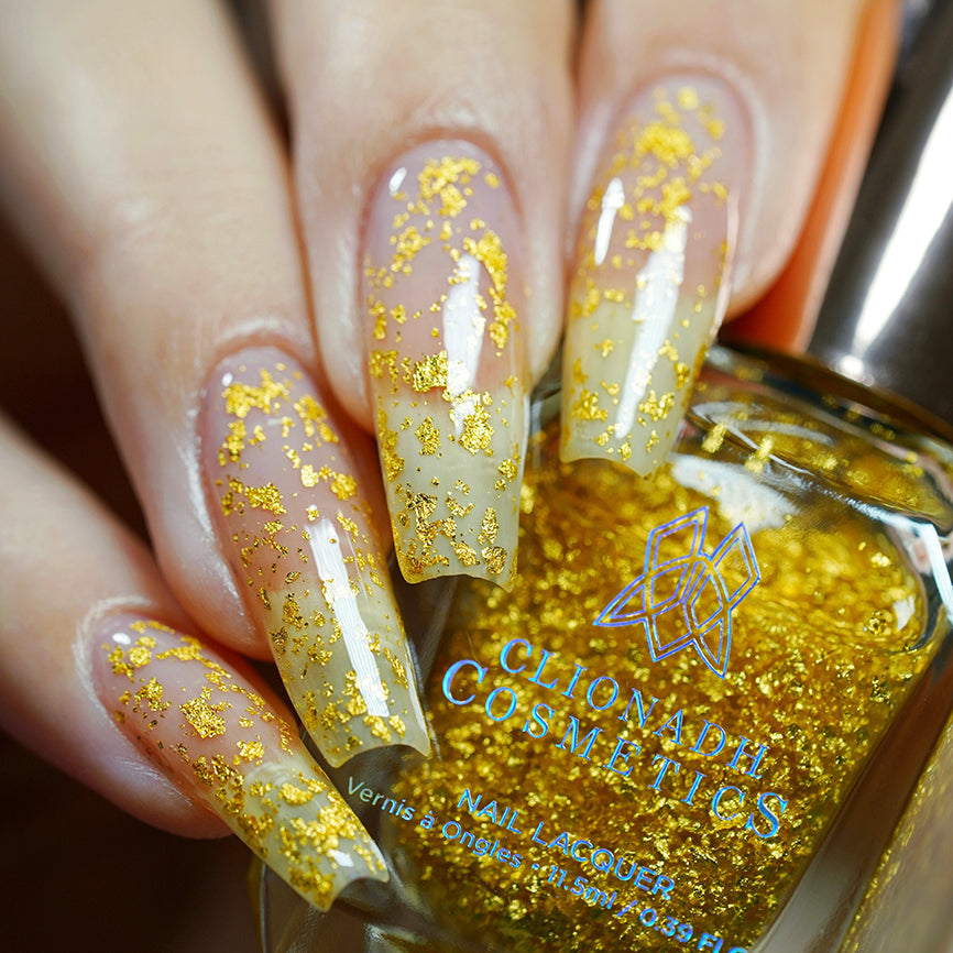 Golden Prairie Nail Polish - Long Lasting Vegan Nail Lacquer with High Gloss Finish - Perfect for Manicures, Pedicures & Nail Art
