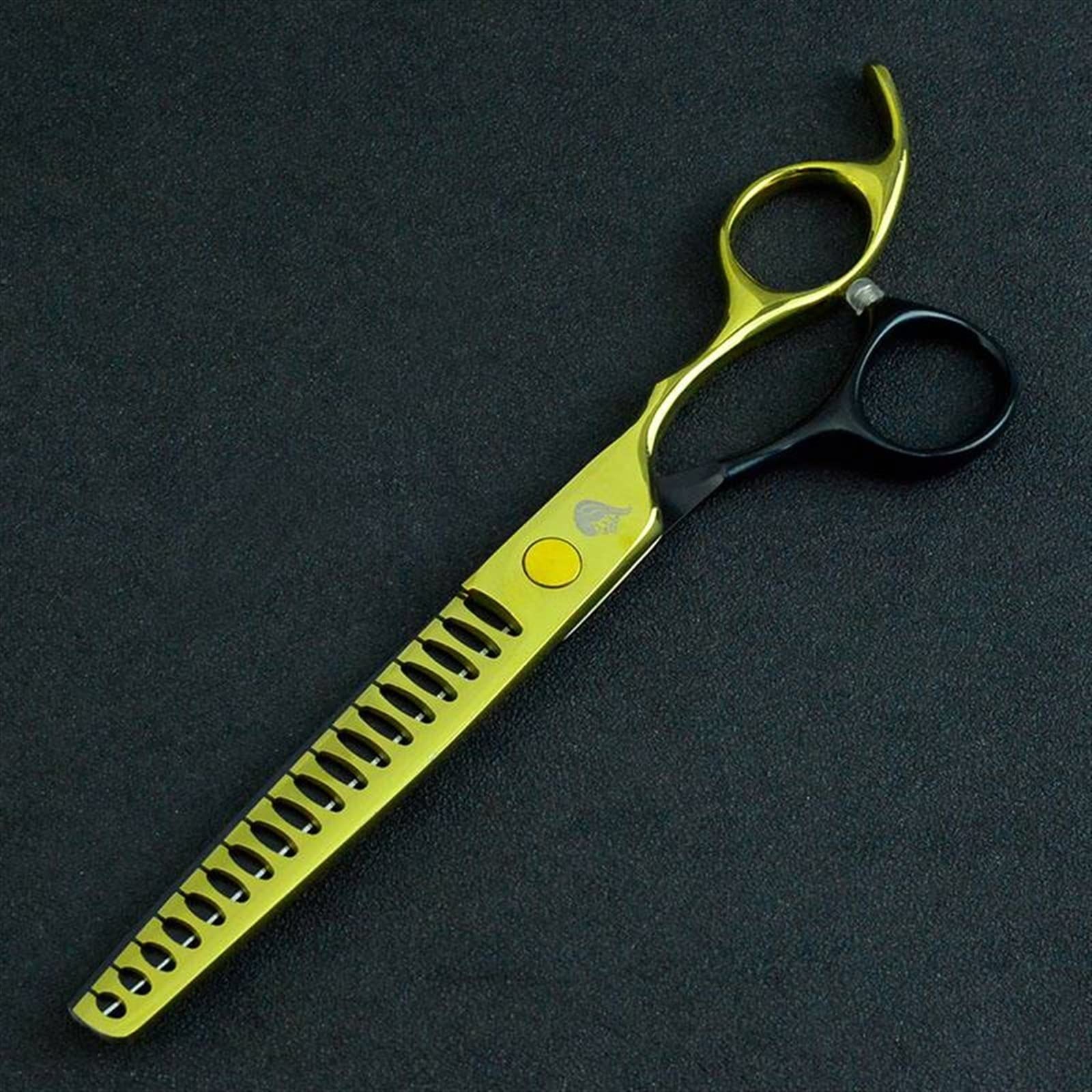 8pcs Pet Grooming Scissors Kit for Dogs & Cats - Hair Clippers & Thinning Shears for Styling