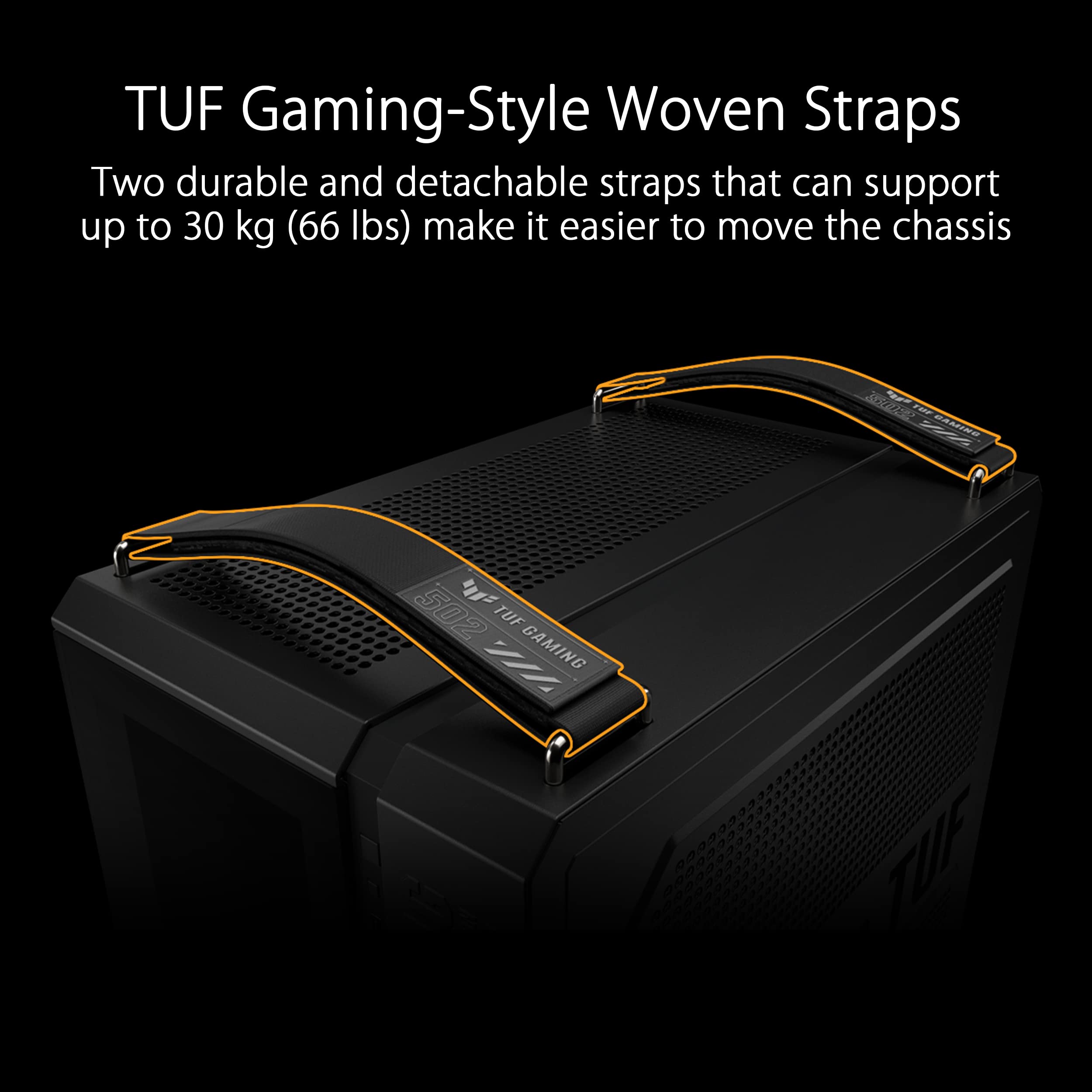 ASUS TUF Gaming GT502 Plus ATX Mid Tower PC Case - Dual Chamber Design, Independent CPU & GPU Cooling Zones, Tool-Free Side Panels, USB 3.2 Gen 2 Type-C, 4 ARGB Fans - White | Perfect for Gaming Rigs, Streaming Setups & High-Performance PC Builds