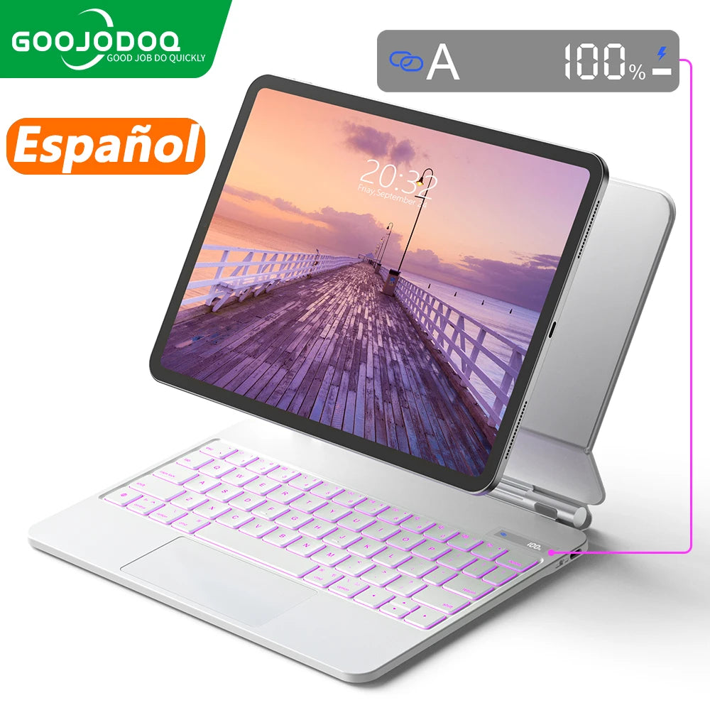 2024 iPad Pro 11-inch with Magic Keyboard - LCD Multi-Touch Display & Trackpad | Perfect for Work, Study & Creative Projects