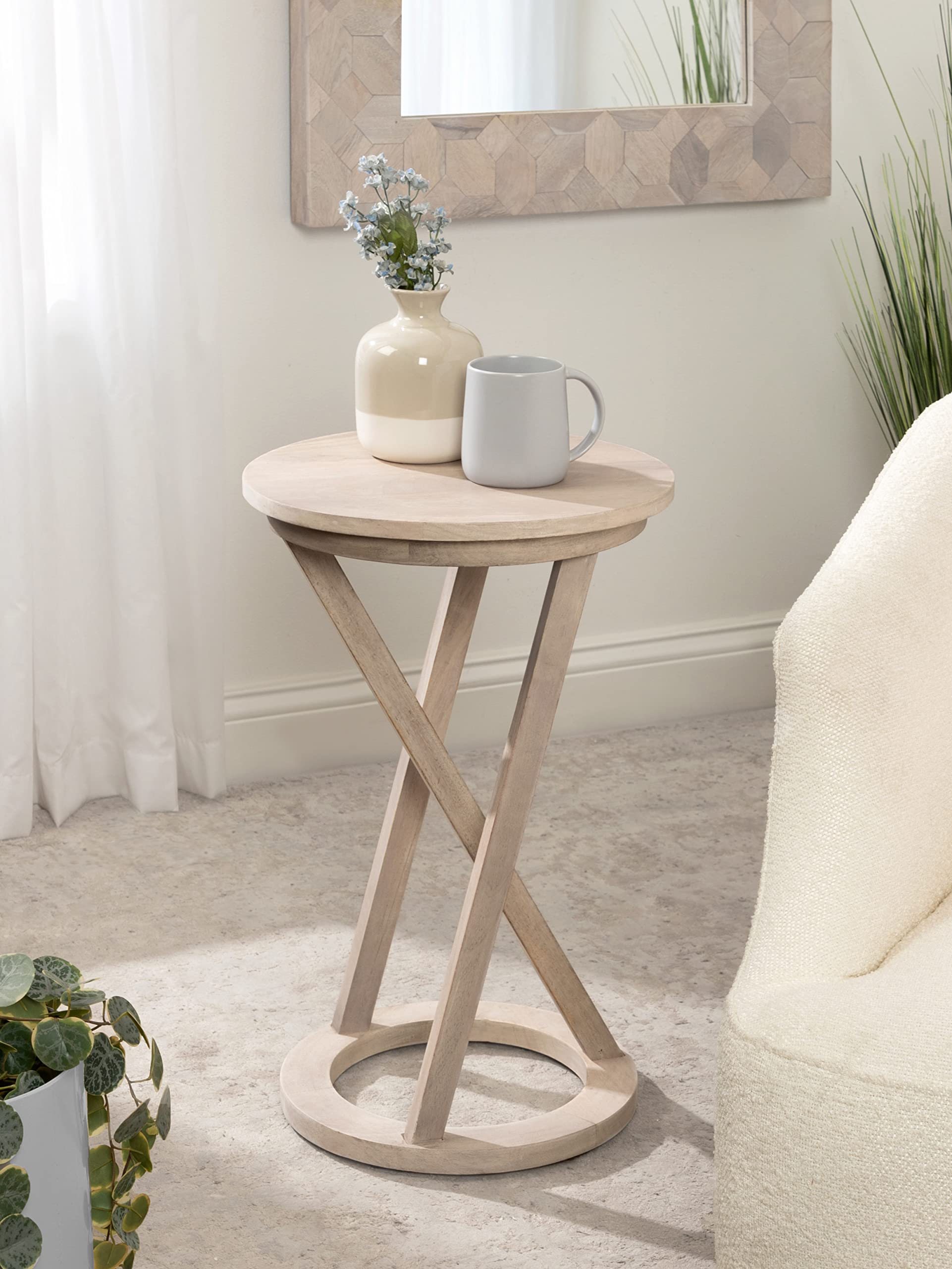 Kate and Laurel Aja Modern Round Side Table - 15