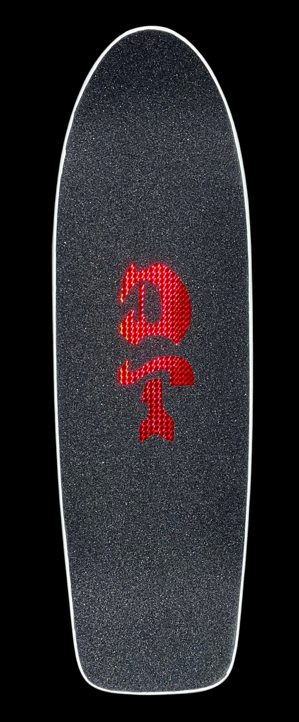 DogTown Red Cross 9-Inch Skateboard Deck with Red Foil DT Grip Tape - Perfect for Street Skating, Tricks, and Skate Park Riding