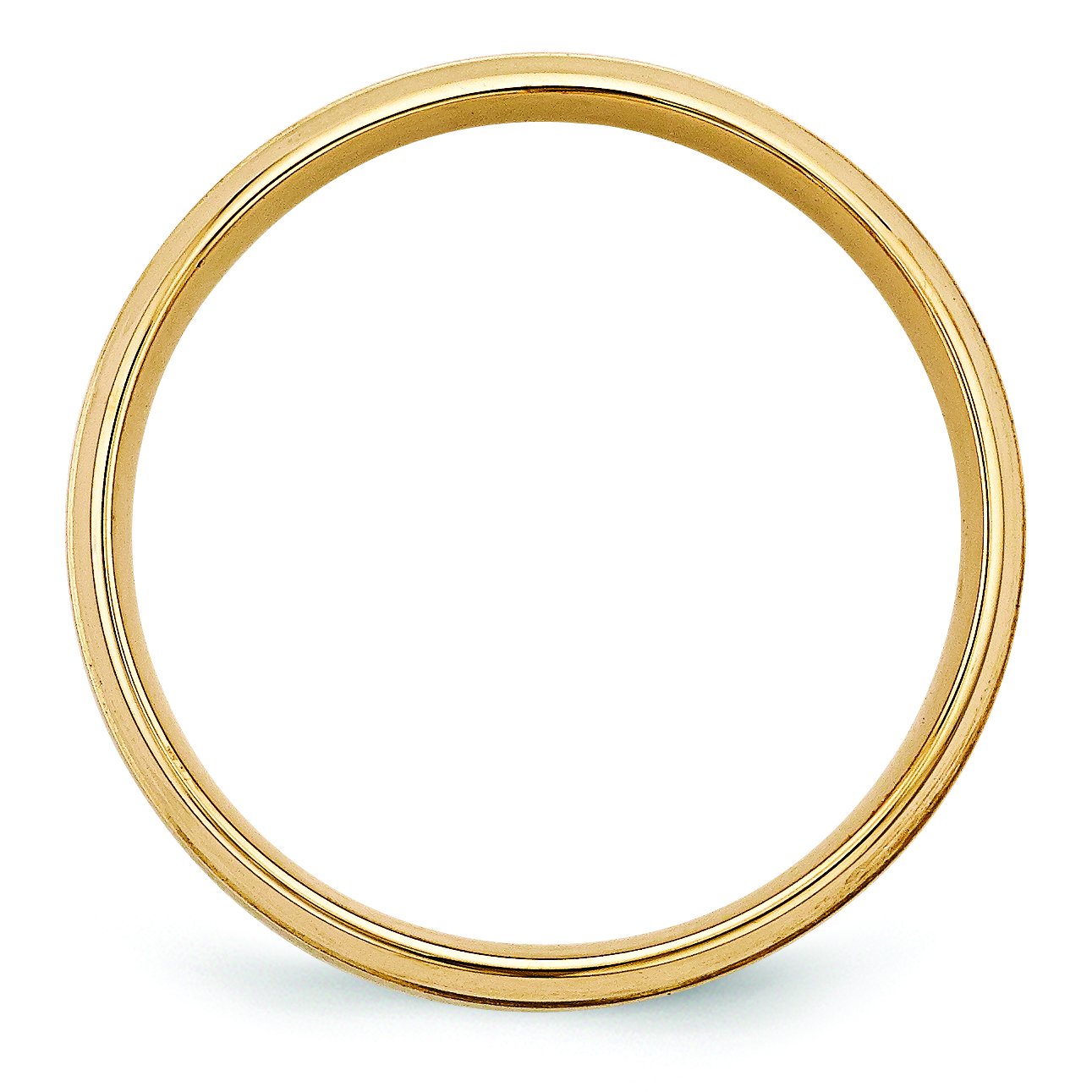14k Yellow Gold Comfort Fit Wedding Band Ring for Men & Women