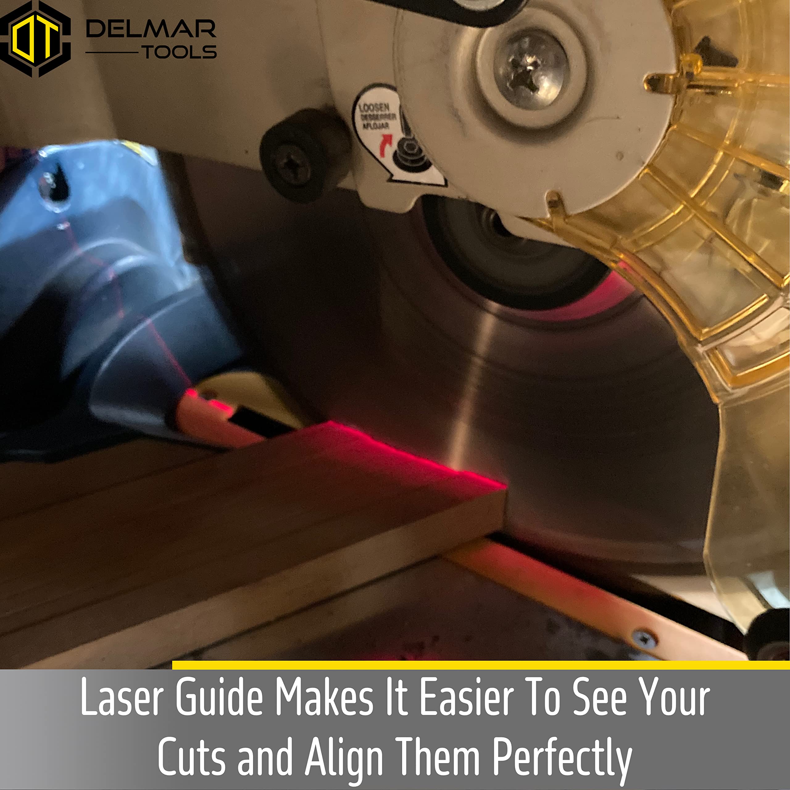 Portable Saw Laser Guide - Precision Cuts for Woodworking & DIY Projects