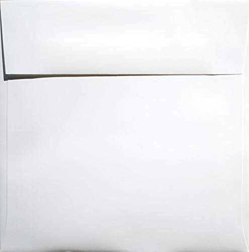 Classic Crest Solar White 7.5x7.5 Inch Square Envelopes - 80lb Smooth Finish - Pack of 250 - Perfect for Wedding Invitations, Greeting Cards & Business Correspondence