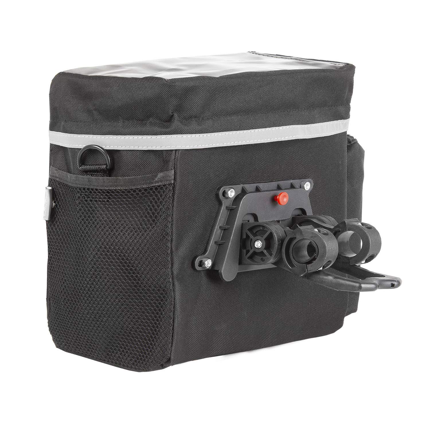 M-Wave Waterproof Bicycle Handlebar Bag - Durable Bike Storage for Phone, Keys & Essentials - Perfect for Commuting, Touring & Outdoor Cycling Adventures