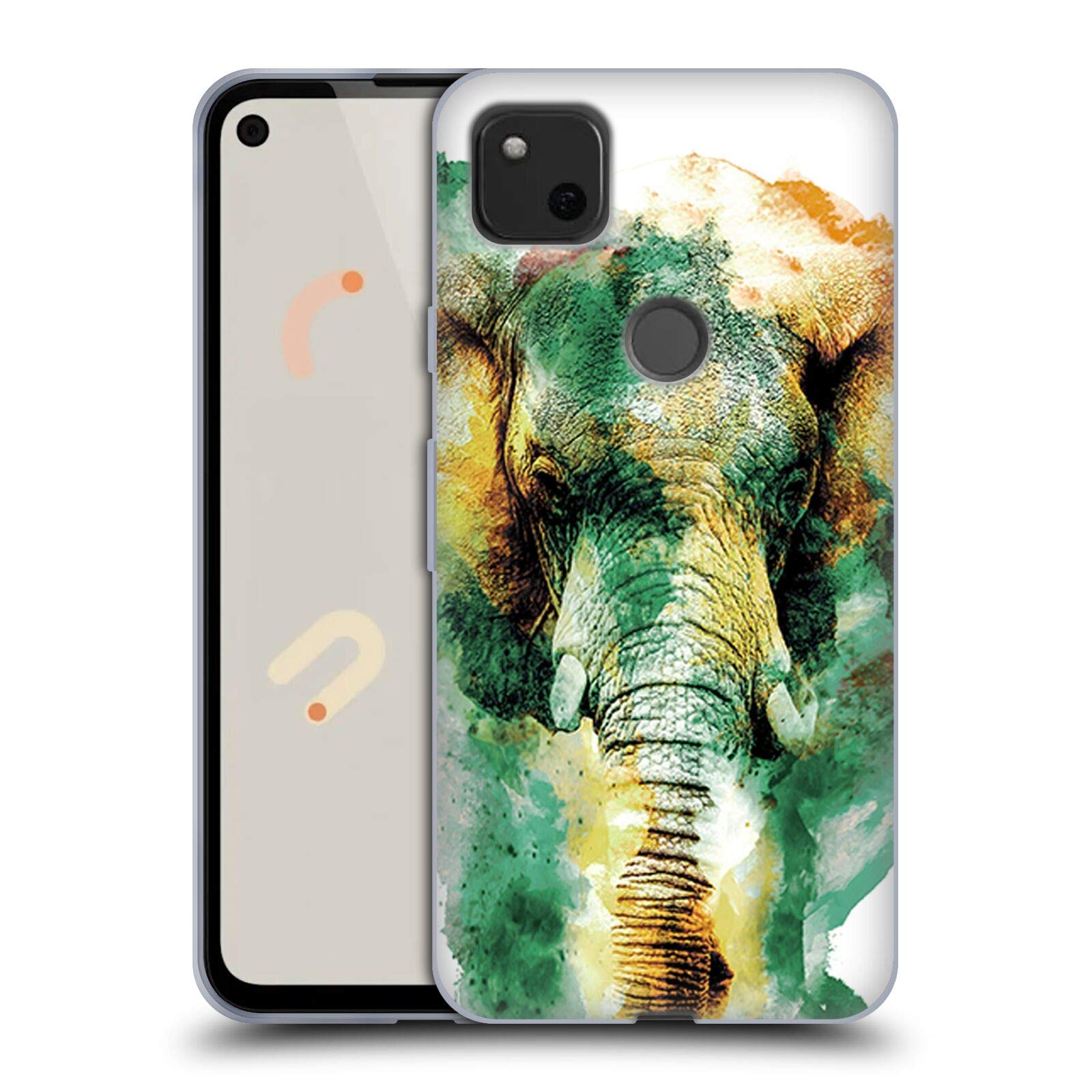 Wild Africa Animals Soft Gel Case for Google Pixel 4a - Durable Protection for Travel & Outdoor