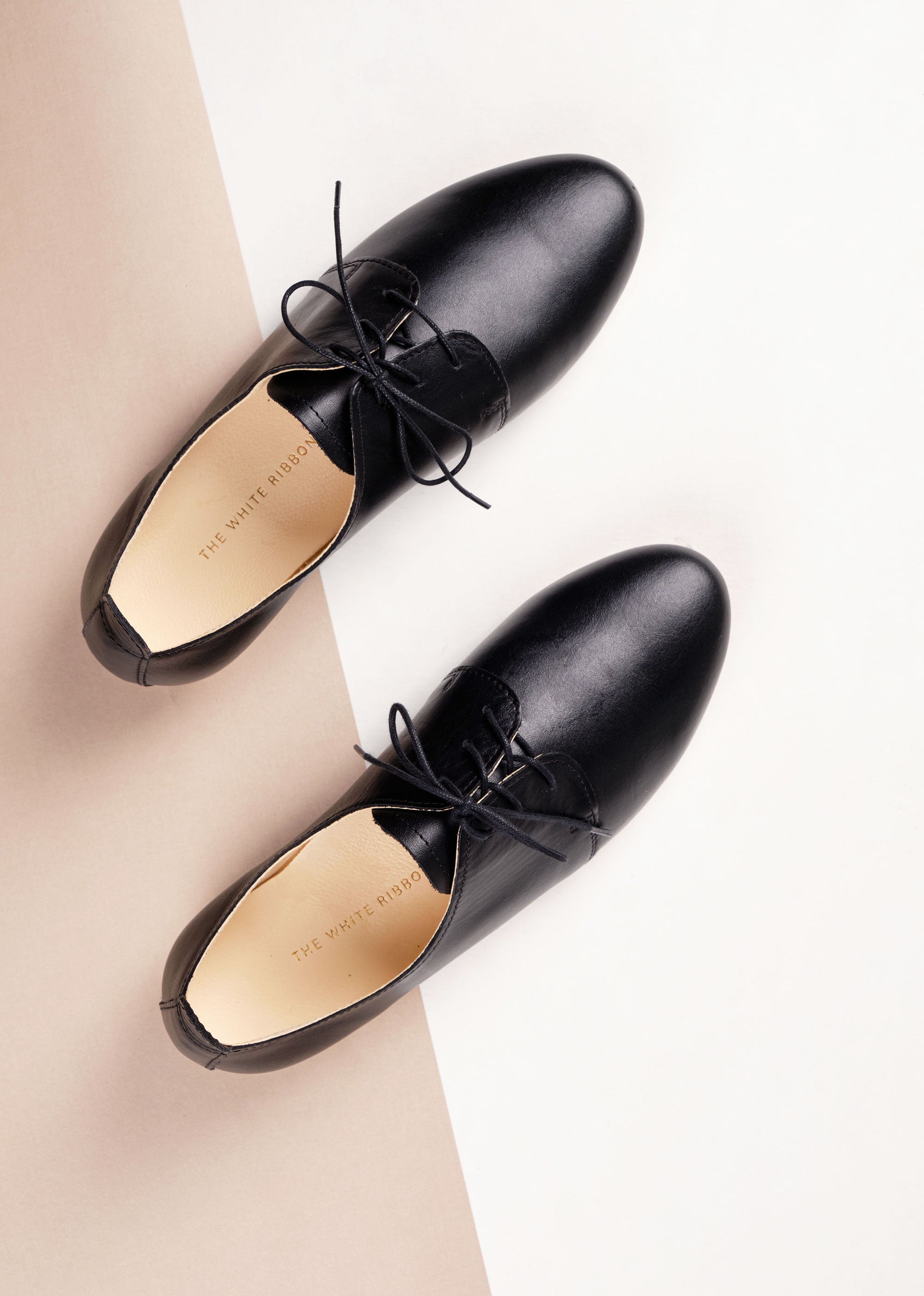 AMIRA Classic Black Oxford Shoes for Women - Comfortable & Stylish Formal Footwear for Office, Business, and Special Occasions