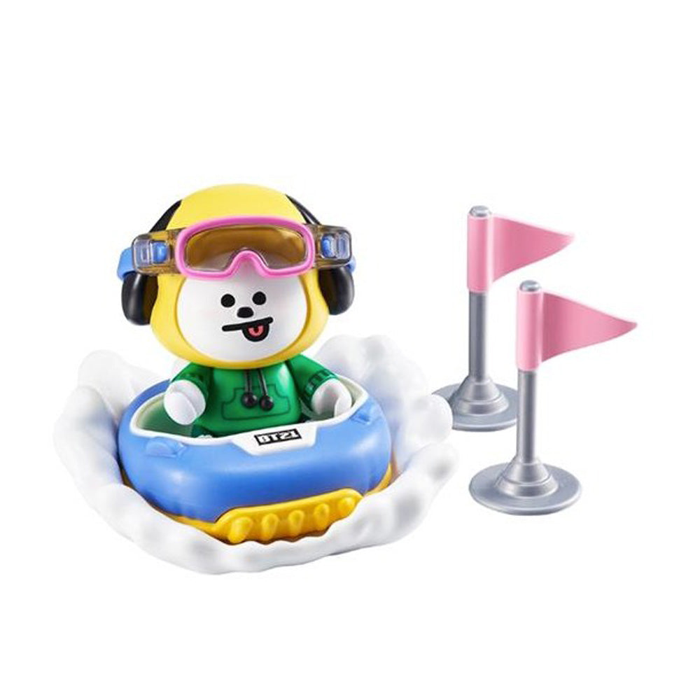 BT21 Collectible Figure Blind Pack Vol. 4 Winter Theme - Cute Korean Character Merchandise for BTS Fans, Home Decor & Gift Idea