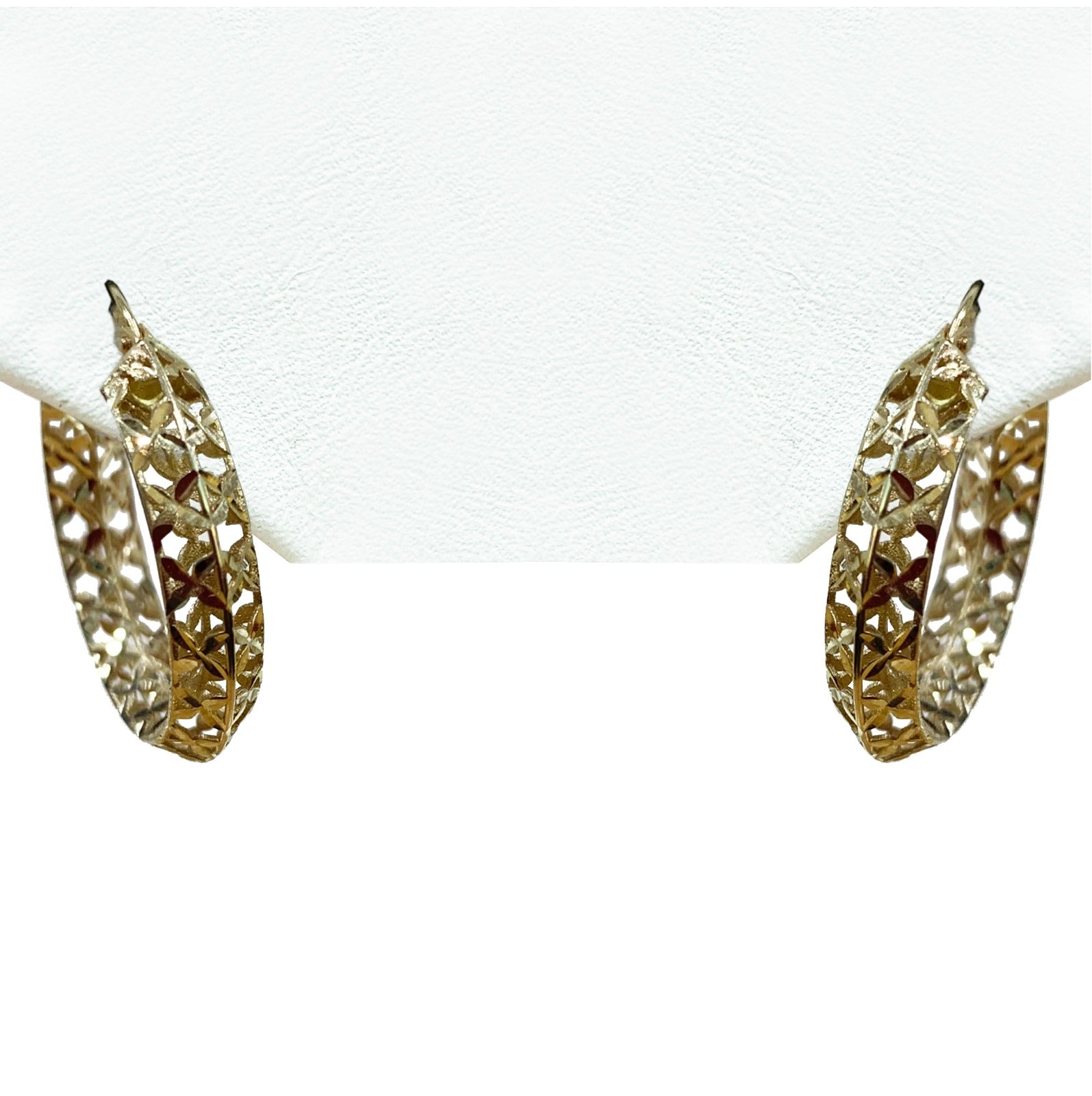 14K Gold Earrings for Women - Elegant Hoop Earrings, Hypoallergenic & Tarnish-Free - Perfect for Parties, Weddings & Everyday Wear