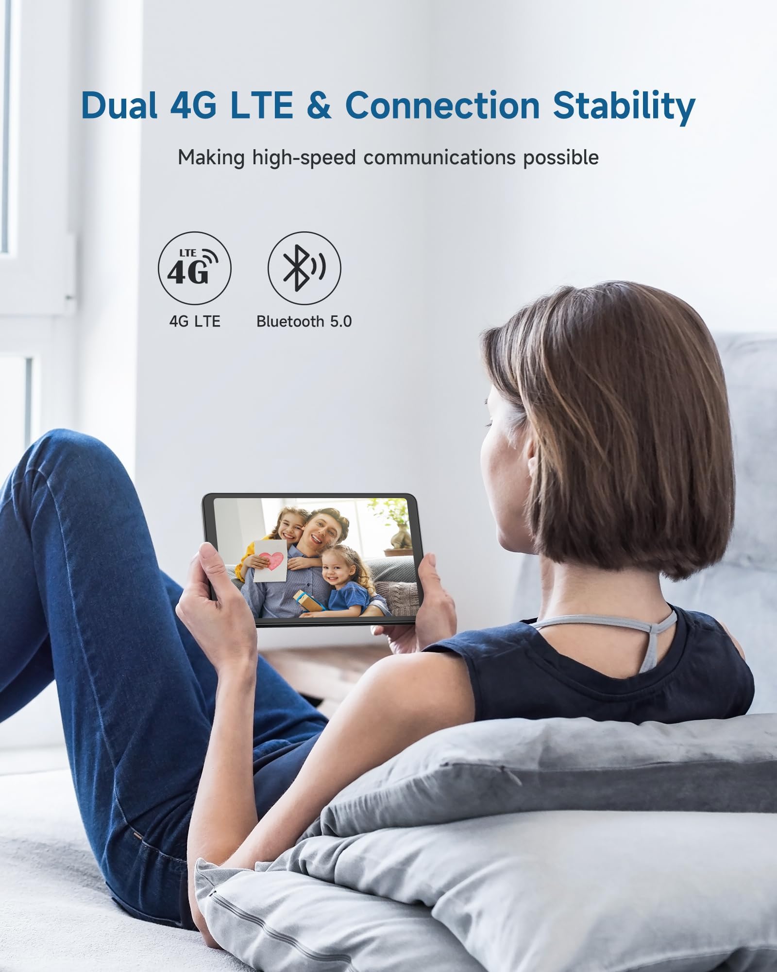 ALLDOCUBE iPlay50 Mini 8.4 Inch Android 13 Tablet - 12GB RAM (4+8), 64GB Storage, FHD 1920×1200 IPS Display, 8-Core CPU, 4G LTE, 5MP Dual Cameras, GPS, WiFi - Portable Gaming & Entertainment Tablet for Adults & Teens - Perfect for Travel, School, and Home Use