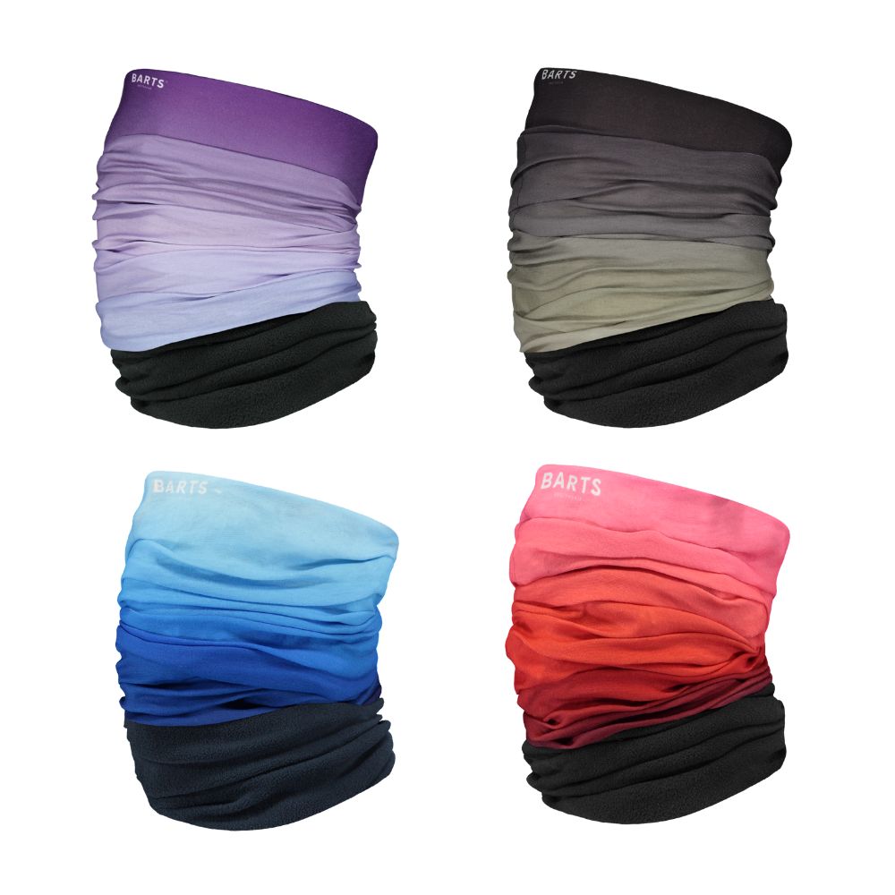 Bart's Multicolored Polar Dip Dye Ski Neck Warmer - Winter Sports & Outdoor Activities Essential for Skiing, Snowboarding & Cold Weather Protection