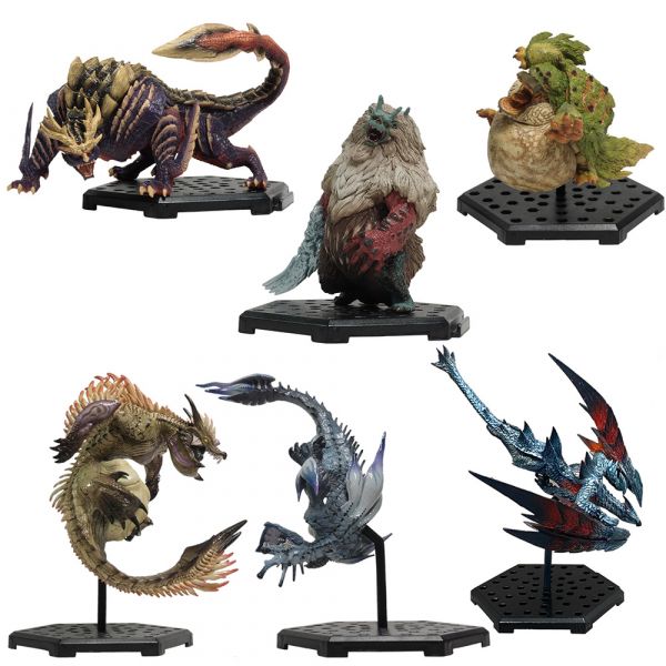 Capcom Figure Builder Monster Hunter Plus The Best Vol. 19-21 Trading Figures Set of 6 - Perfect for Collectors, Gaming Displays & Anime Fans