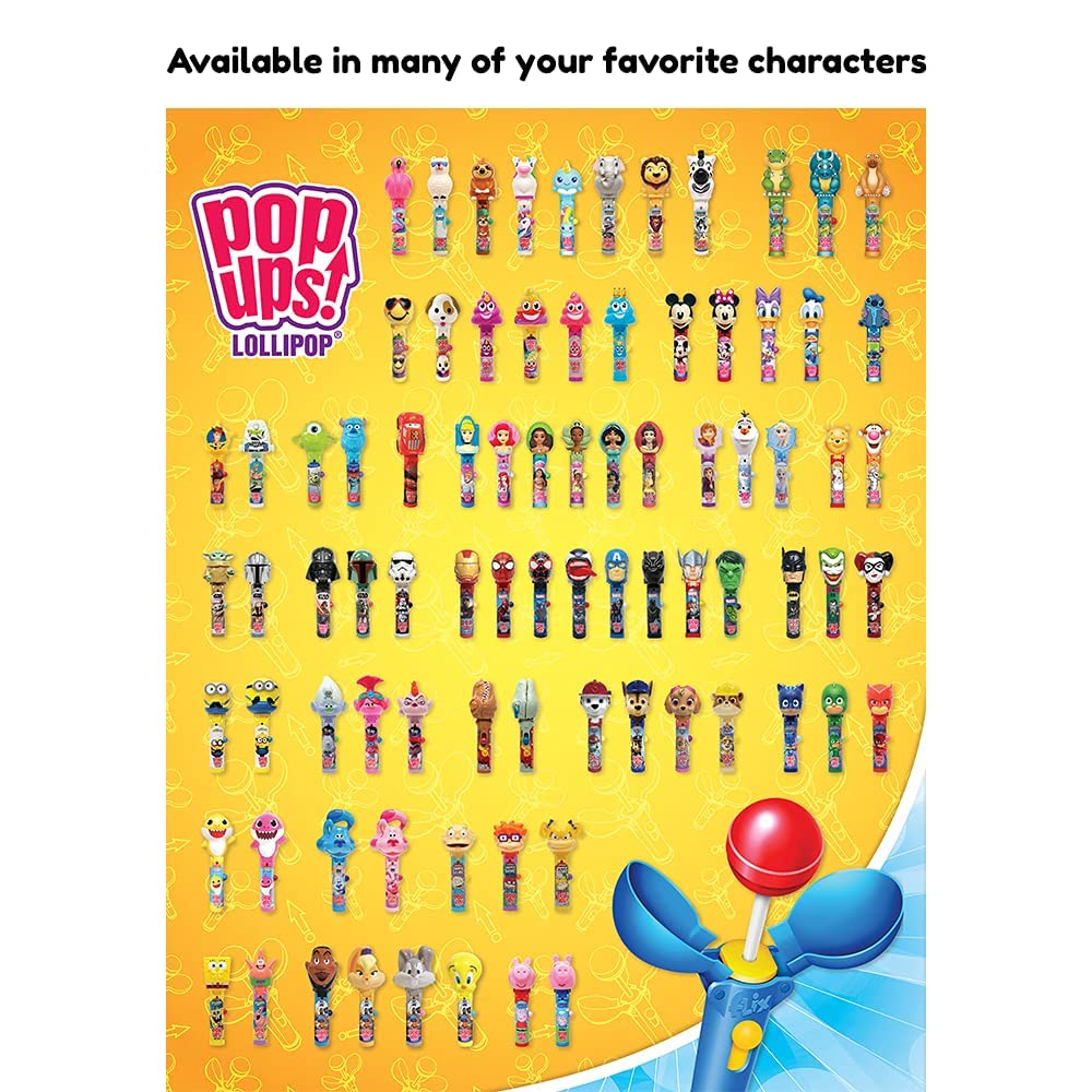 SpongeBob SquarePants Lollipop Holder Set of 12 - Collectible Toy Candy Case with Lollipops Included - Perfect for Halloween Party Favors, Goodie Bags, Piñata Fillers & Game Prizes - Fun Birthday Party Supplies & Classroom Rewards