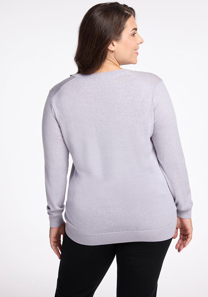 Francesca Sweater Mist - Soft & Comfortable Women's Knitwear for Fall & Winter | Perfect for Casual Outfits, Layering & Cozy Evenings at Home