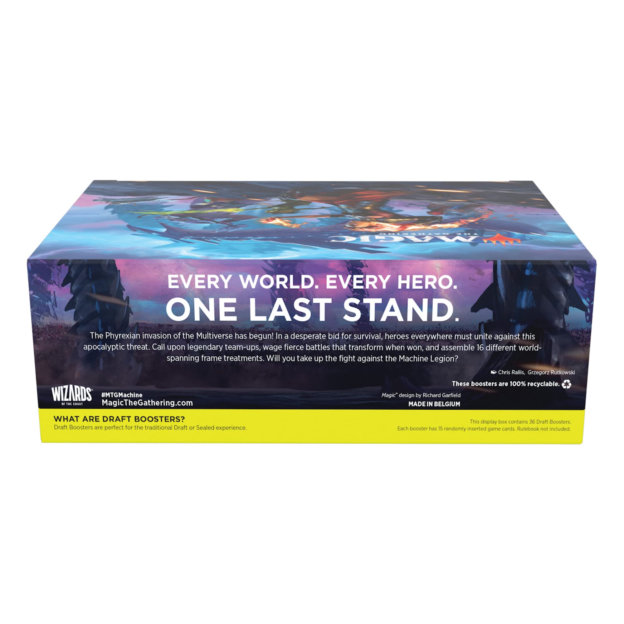 Magic: The Gathering March of the Machine Draft Booster Box - 36 Packs (540 Cards) | MTG Collector's Edition for Deck Building & Game Nights