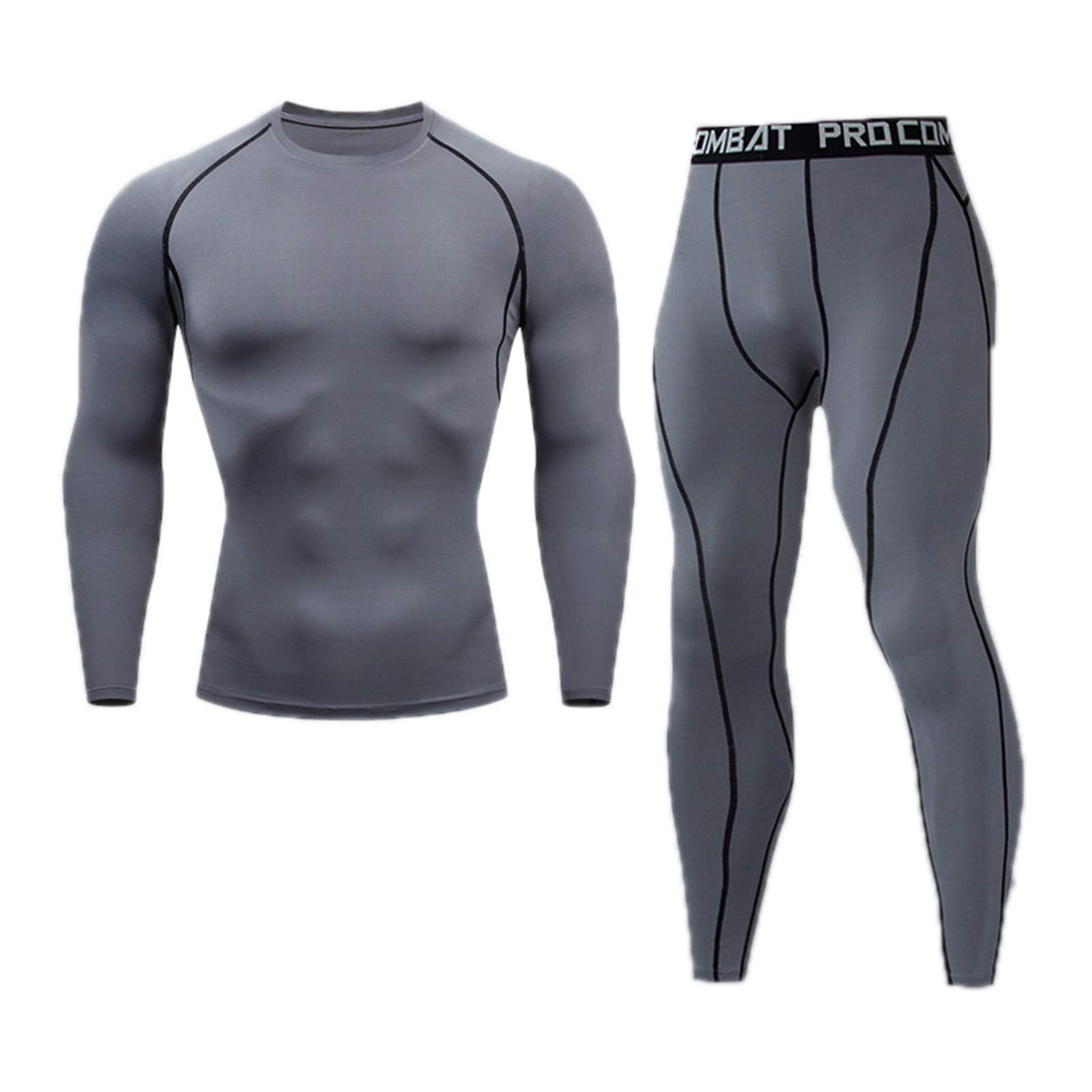 Quick Dry Thermal Long Johns for Men - Moisture Wicking Hot Tights for Fitness, Running & Winter Sports | Cold Weather Base Layer