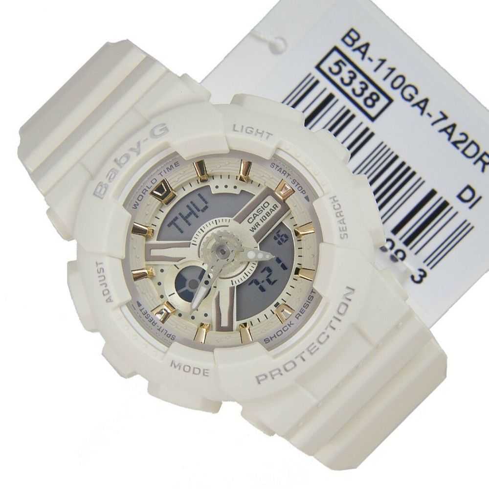 Casio Baby-G BA-110GA-7A2DR Digital Sport Watch for Women - Water Resistant, Shock Resistant, LED Light - Perfect for Running, Swimming & Outdoor Activities