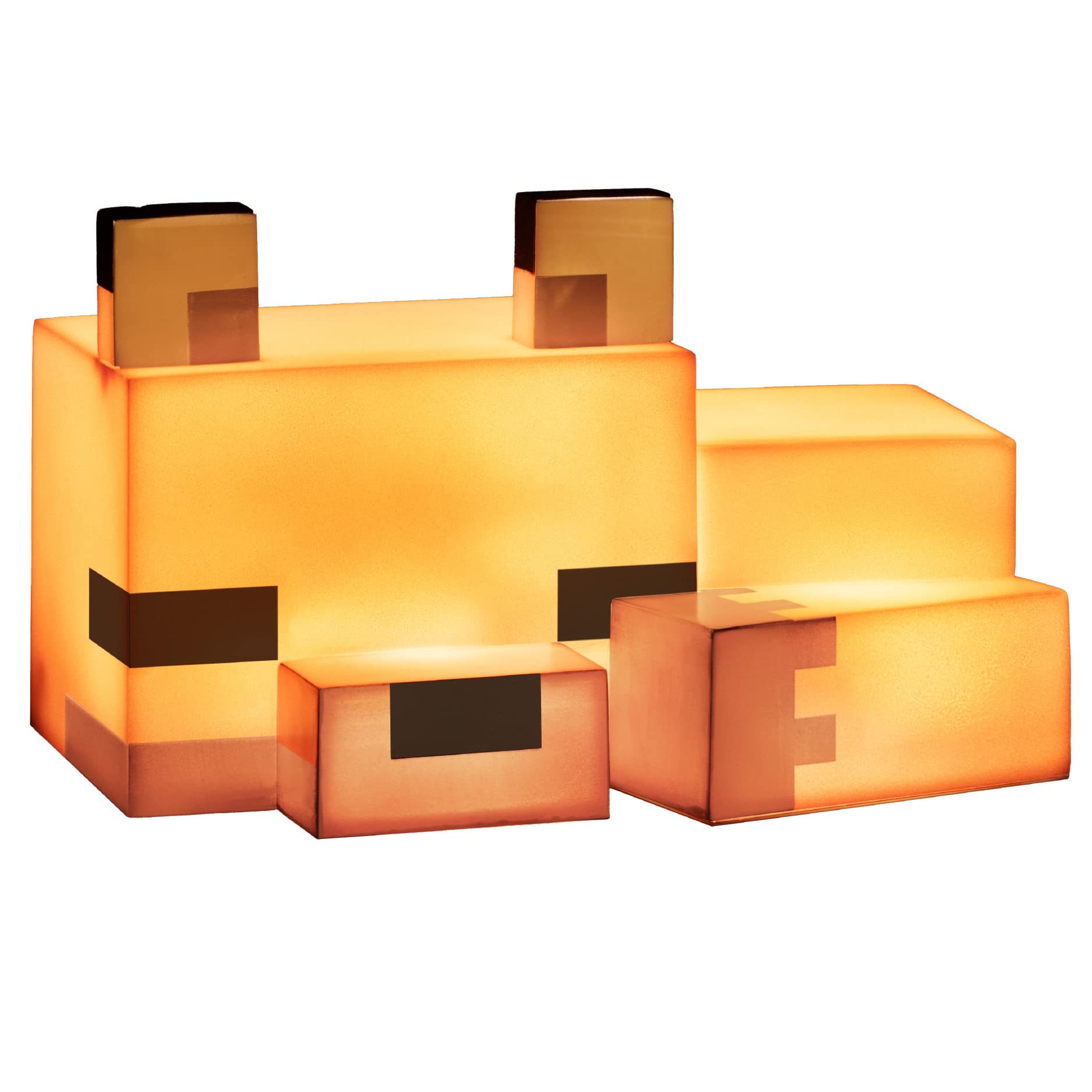 **Paladone Minecraft Cute Fox Night Light - Soft Orange Glow, Officially Licensed Desk Lamp for Gaming Room, Kids & Teen Bedroom - Perfect for Nighttime Reading & Cozy Ambiance**