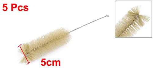 5pcs Test Tube Cleaning Brushes - 36cm Long, 5cm Dia - for Lab & Home Use