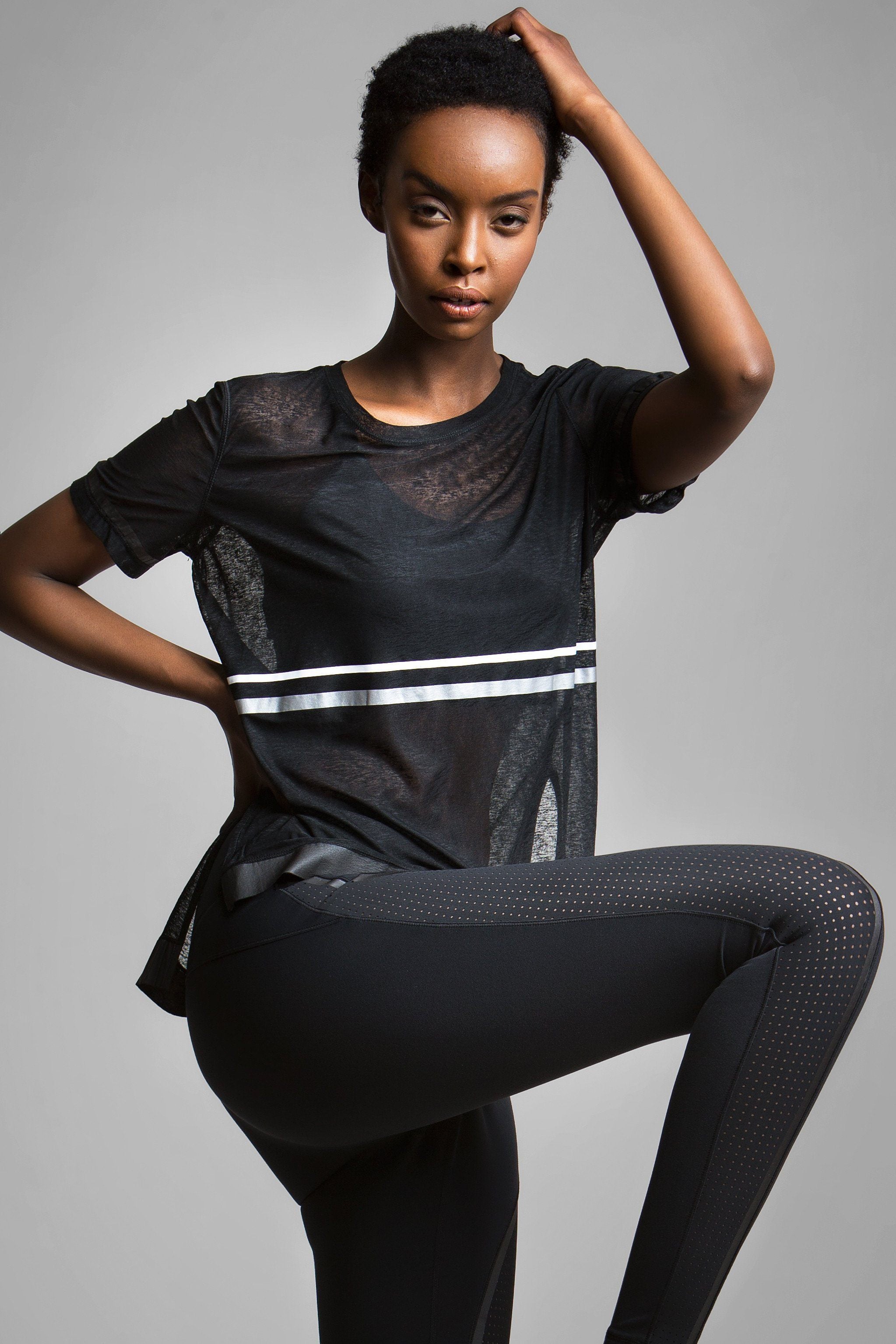 Estelle Reflective Running T-Shirt for Men & Women - High Visibility Safety Shirt for Night Jogging, Cycling & Outdoor Activities