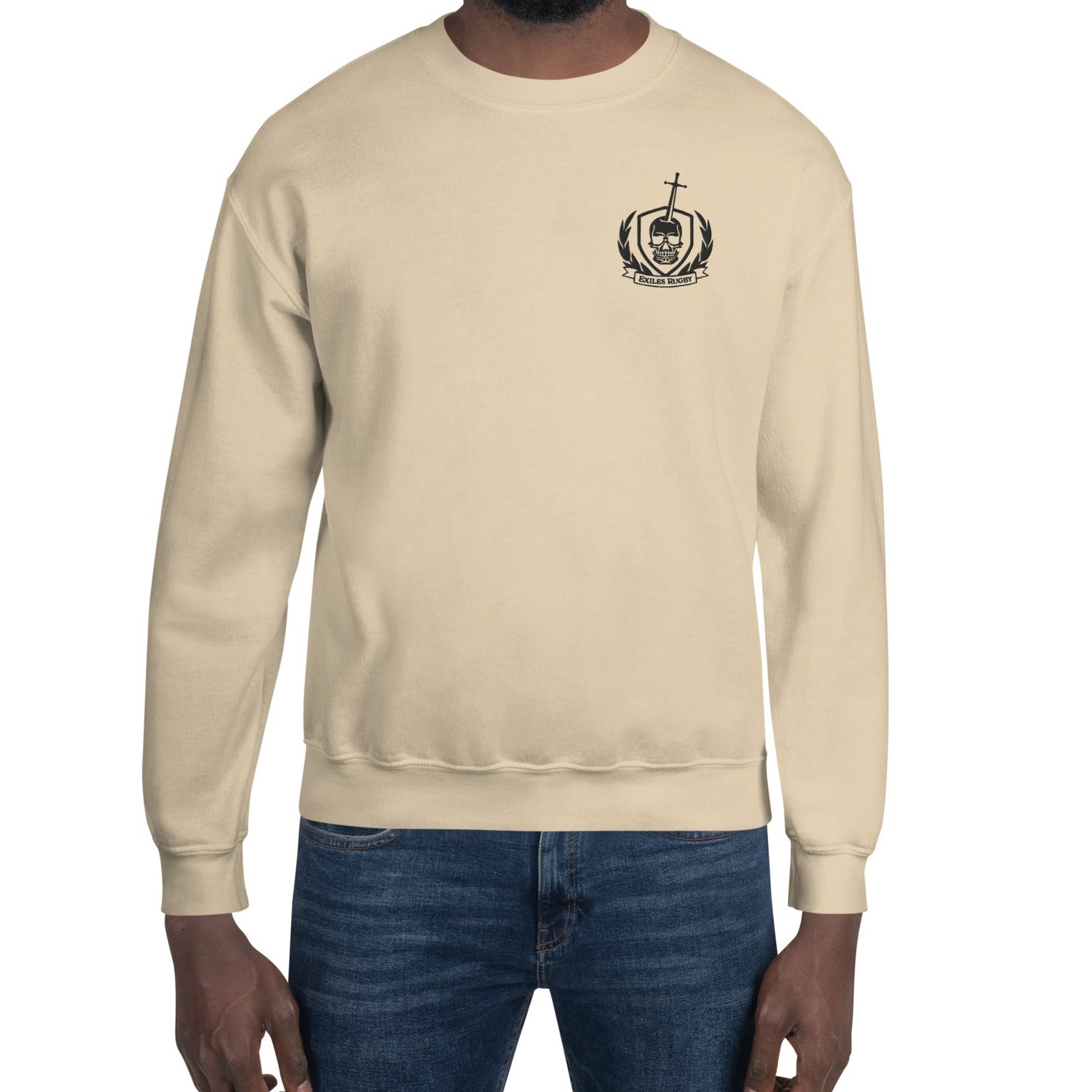 Exiles RFC Unisex Crewneck Sweatshirt - Comfortable Cotton Pullover for Men & Women - Perfect for Casual Wear, Sports & Team Events
