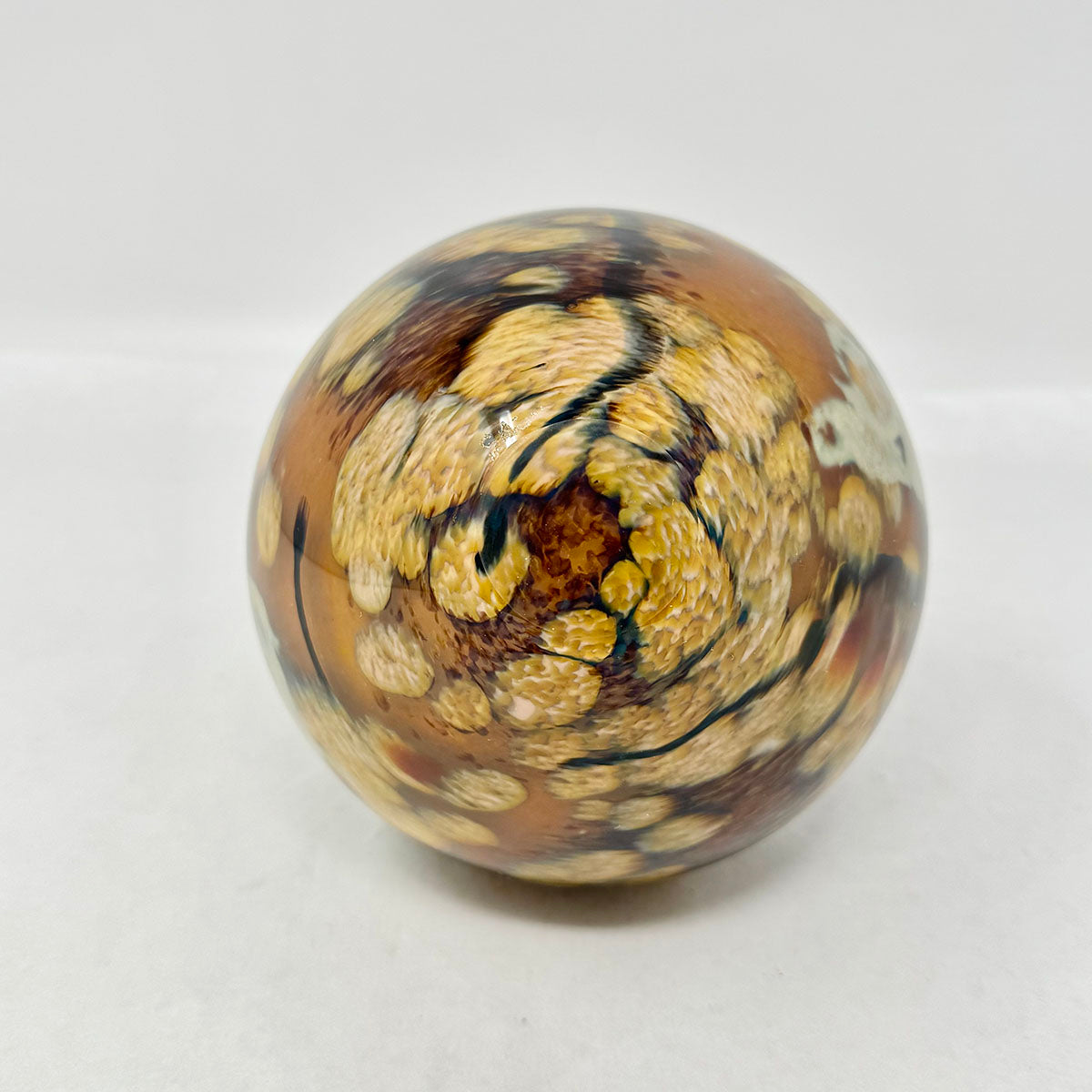 Handmade Art Glass Vase - Signed by Artist - Elegant Home Decor for Living Room, Dining Table & Wedding Centerpieces