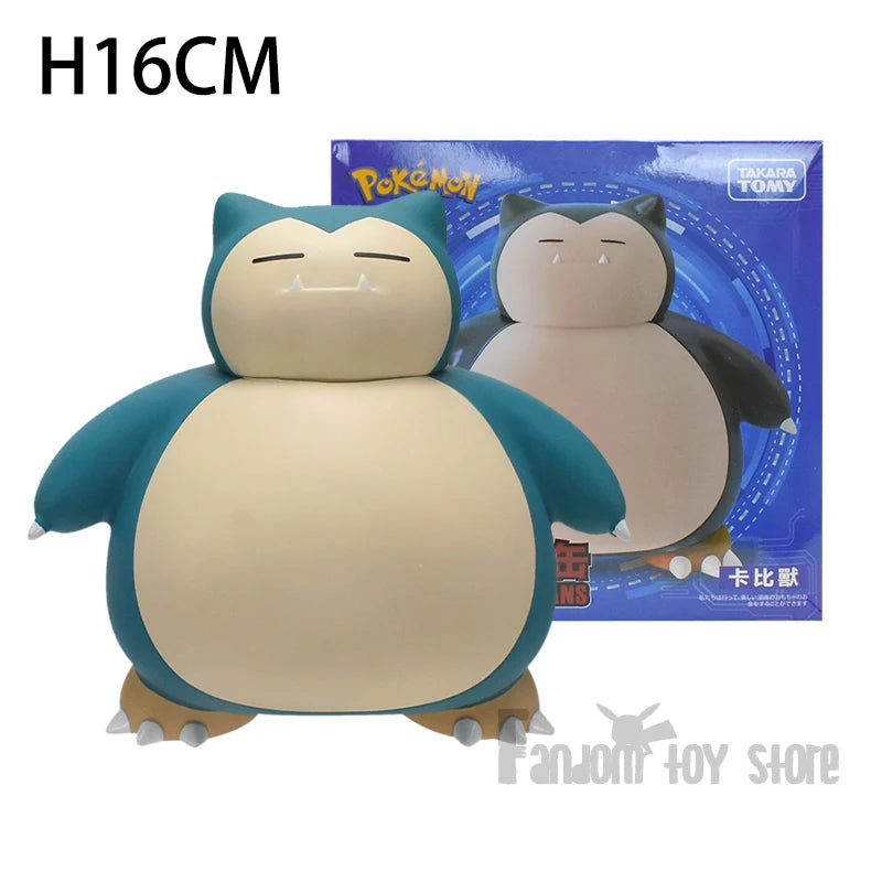 Pokemon Snorlax Plush Money Box - Cute Sitting & Standing Piggy Bank for Collectors | Perfect Gift for Pokemon Fans, Kids Room Decor & Coin Savings