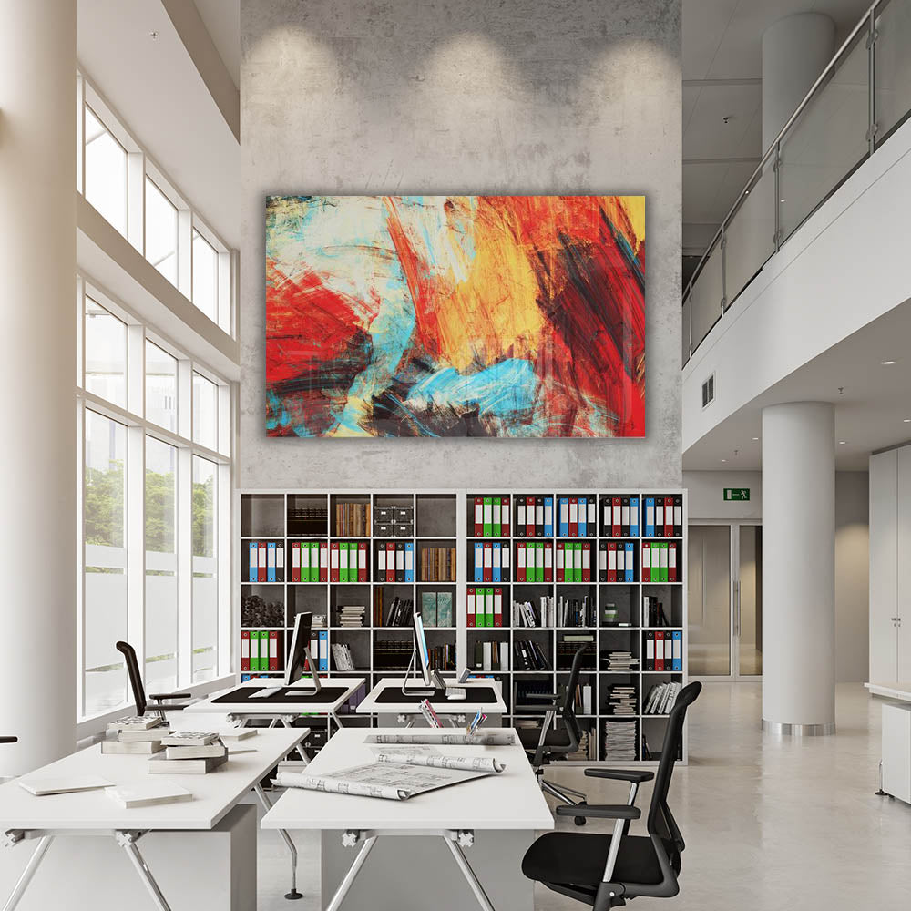 Abstract IV Art Print - Modern Abstract Wall Decor for Living Room, Bedroom & Office - Premium Canvas Painting for Home & Office Decoration - Perfect for Gifts & Interior Design