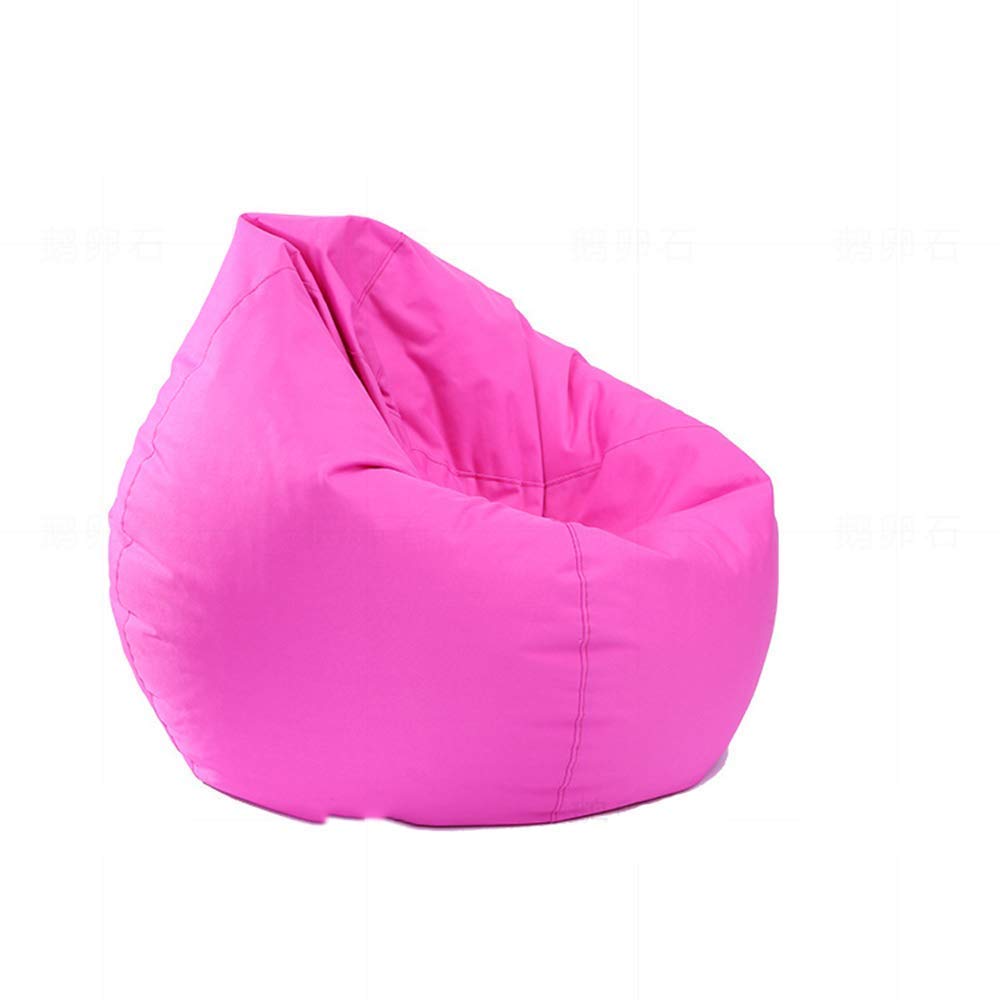 Waterproof Bean Bag Chair Cover for Kids & Adults - 60x65cm Pink Slipcover for Indoor & Outdoor Gaming & Garden Chairs (No Filling Included) - Perfect for Game Rooms, Living Rooms & Patios