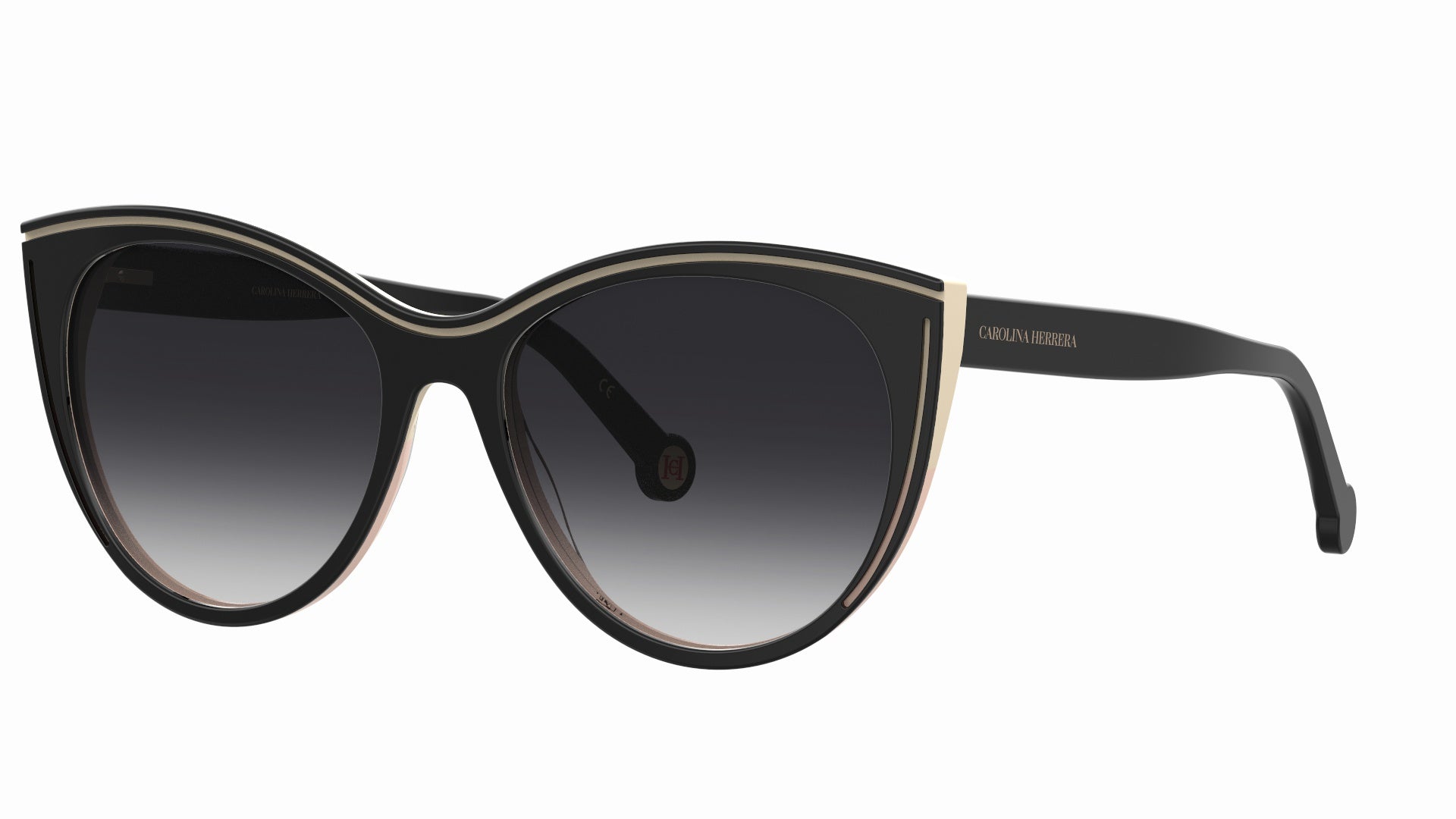 Carolina Herrera HER 0142/S Women's Luxury Sunglasses - UV Protection, Fashionable & Elegant for Outdoor Activities, Beach & Driving