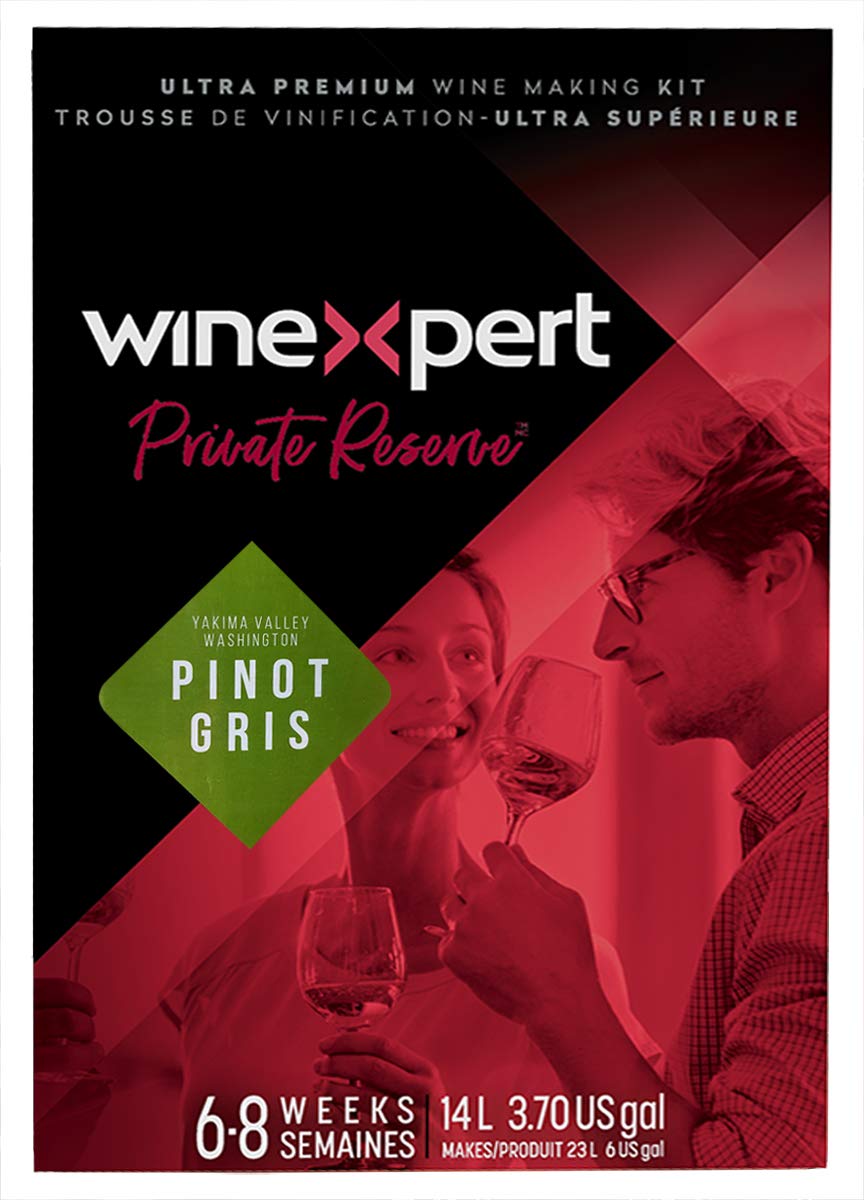 Premium Yakima Valley Washington Pinot Gris Wine Ingredient Kit - Home Winemaking Supplies for DIY Enthusiasts - Perfect for Special Occasions & Gifts