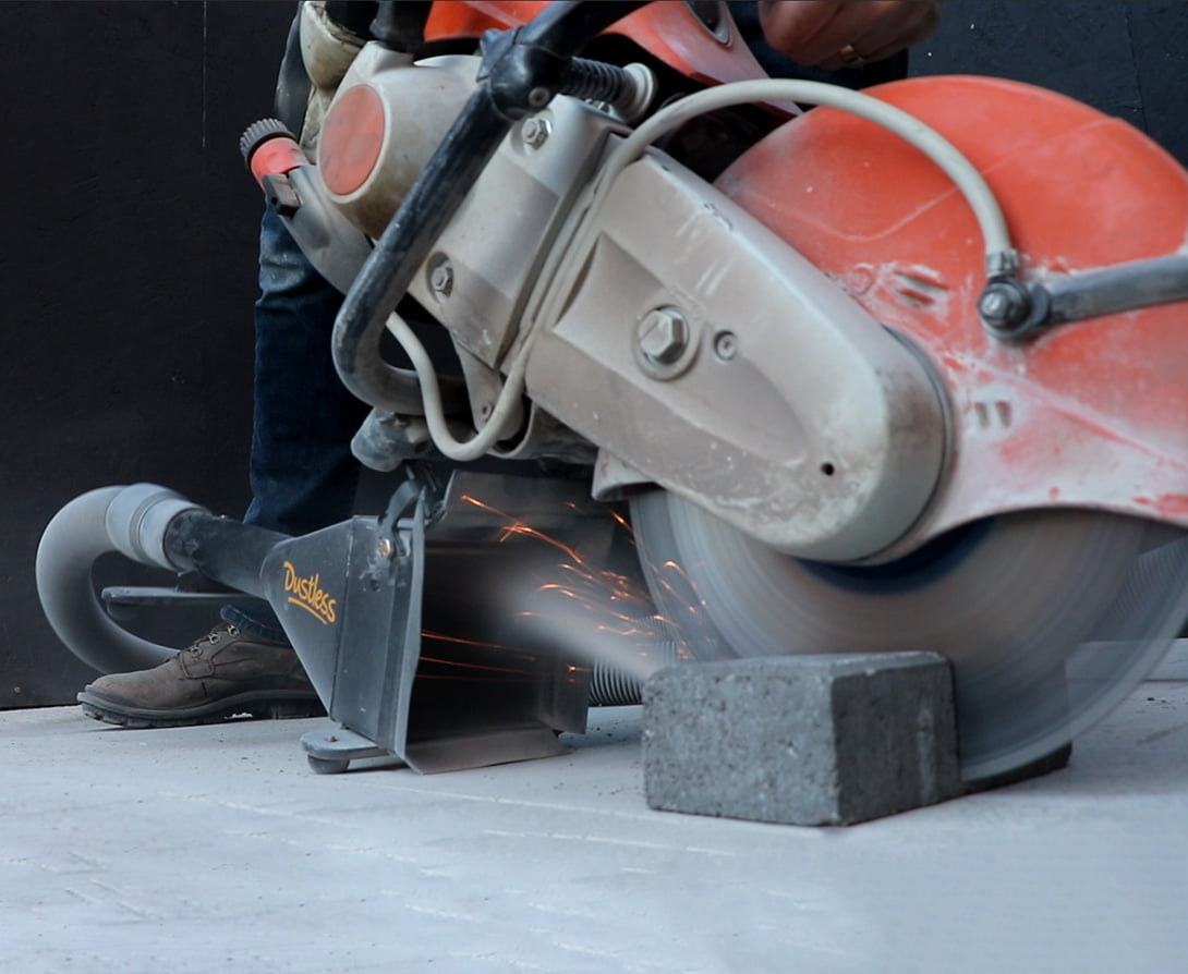 Dustless DustBull Universal Mounting Kit for Concrete Saws - Professional Dust Control System for Concrete Cutting, Grinding & Demolition (Perfect for Construction Sites, DIY Projects & Home Renovations)