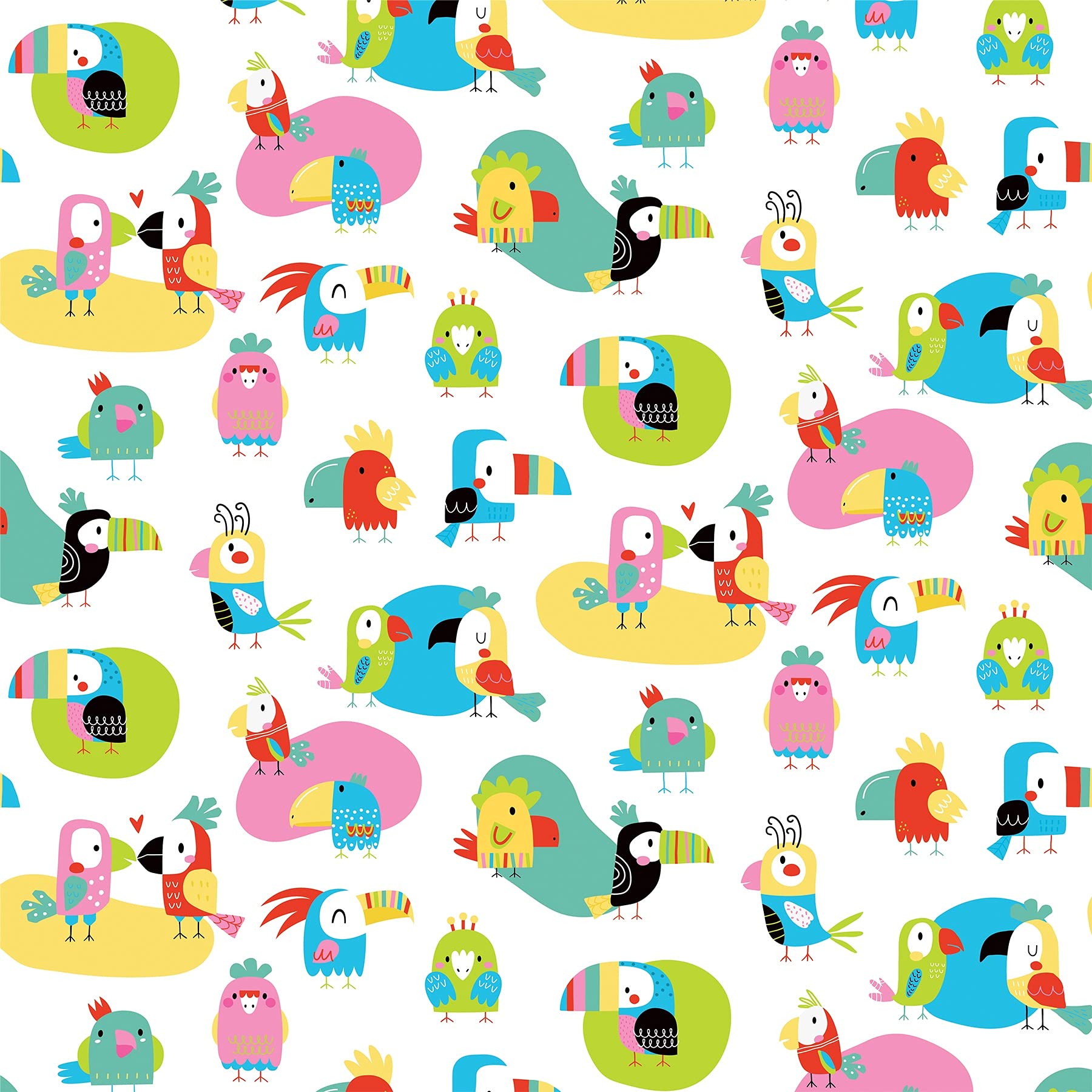 12-inch Photo Play Paper Flock Birds - Decorative Scrapbooking & Crafting Supplies for DIY Projects, Home Decor, and Party Decorations