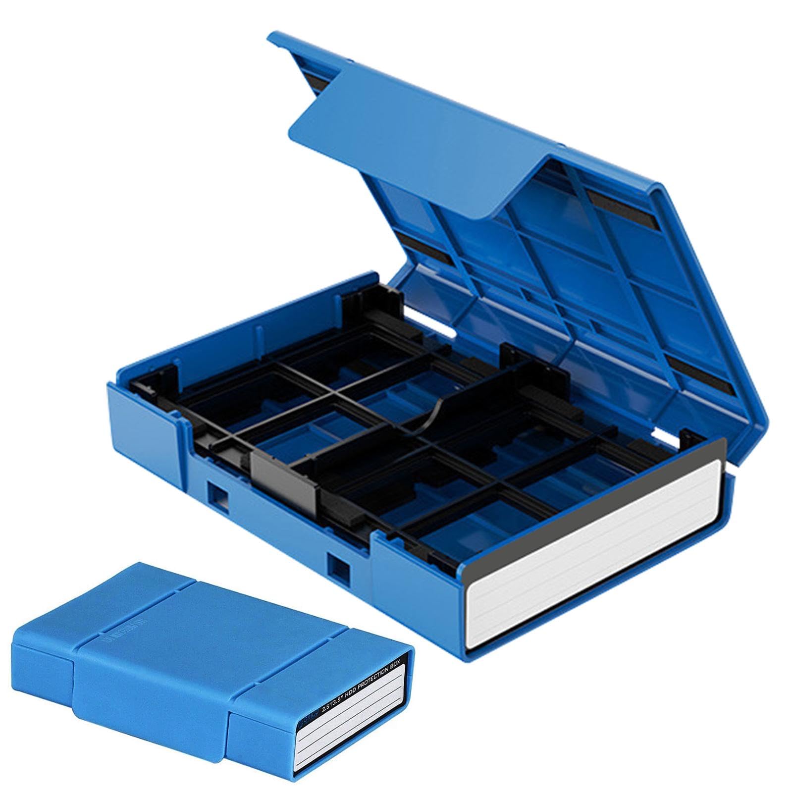 Premium HDD Storage Box & Hard Drive Travel Case - Multi-Functional Protective Organizer for Hard Drives, Motherboards, Video Cards & RAM | Durable Electronic Device Storage Solution for Travel, Office & Data Backup