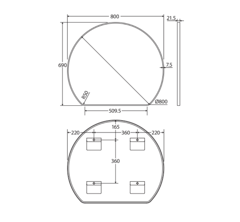Fienza FMSR80B 30