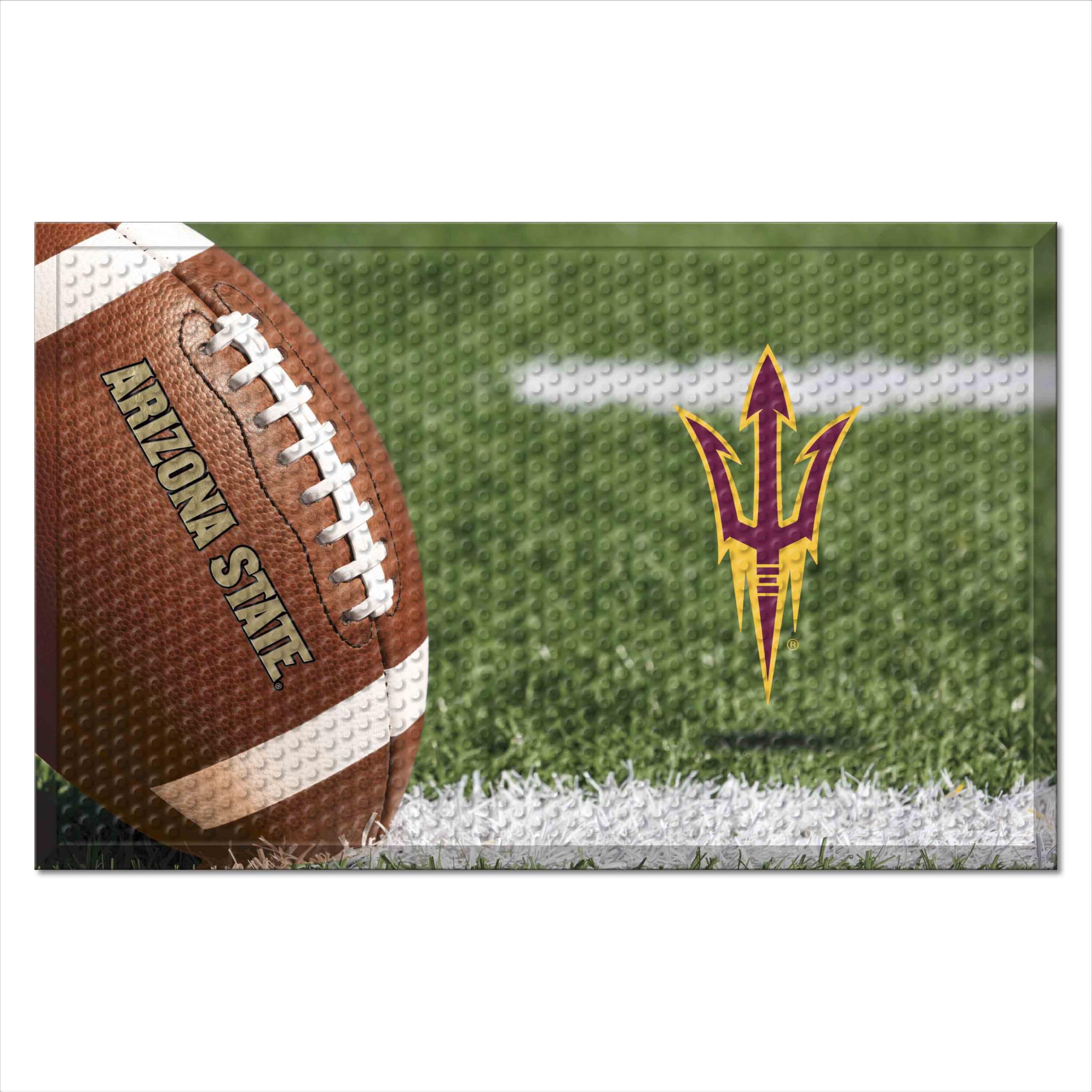Arizona State University Rubber Scraper Door Mat - Non-Slip Entryway Mat for Home, Office & Dorm - Perfect for Sun Devils Fans & College Decor