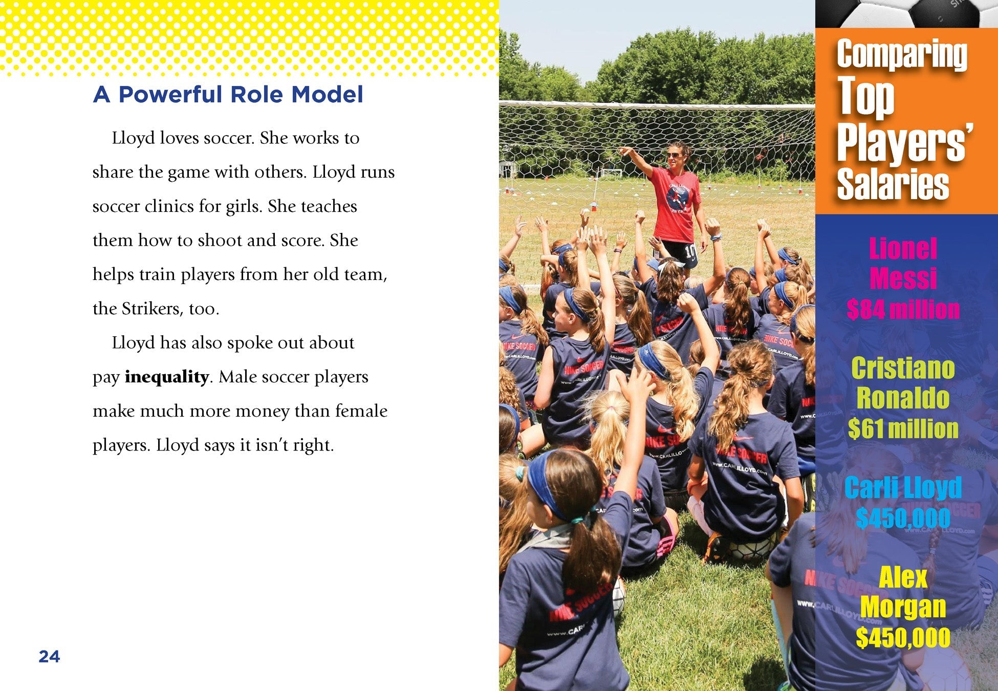 Carli Lloyd Biography Book 9781680728736 - Inspiring Soccer Story for Athletes & Fans