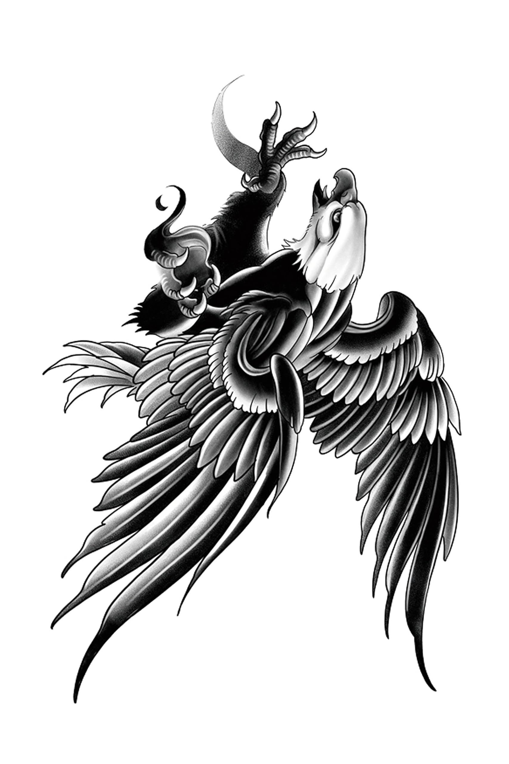 Waterproof Temporary Tattoo Stickers for Men & Women - 3D Realistic Flowers, Butterflies, Stars, Wolves & Armband Designs (21x15cm) | Perfect for Parties, Festivals, Cosplay & Body Art | KT-035