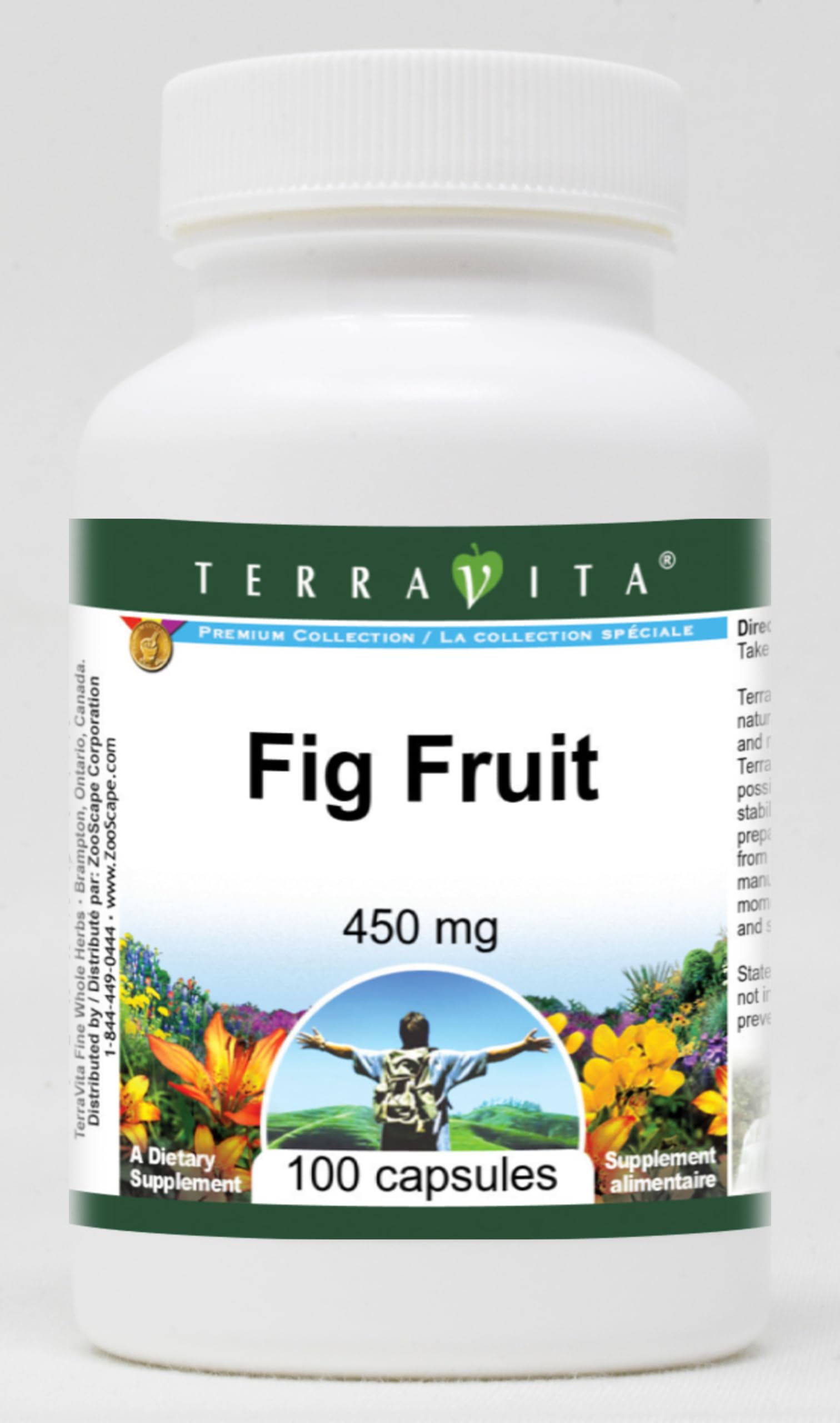 Premium Fig Fruit Extract Supplement - 450mg per Capsule (100 Capsules) | Natural Digestive Support & Antioxidant Boost | ZIN: 520132 | Ideal for Gut Health & Immune System Support