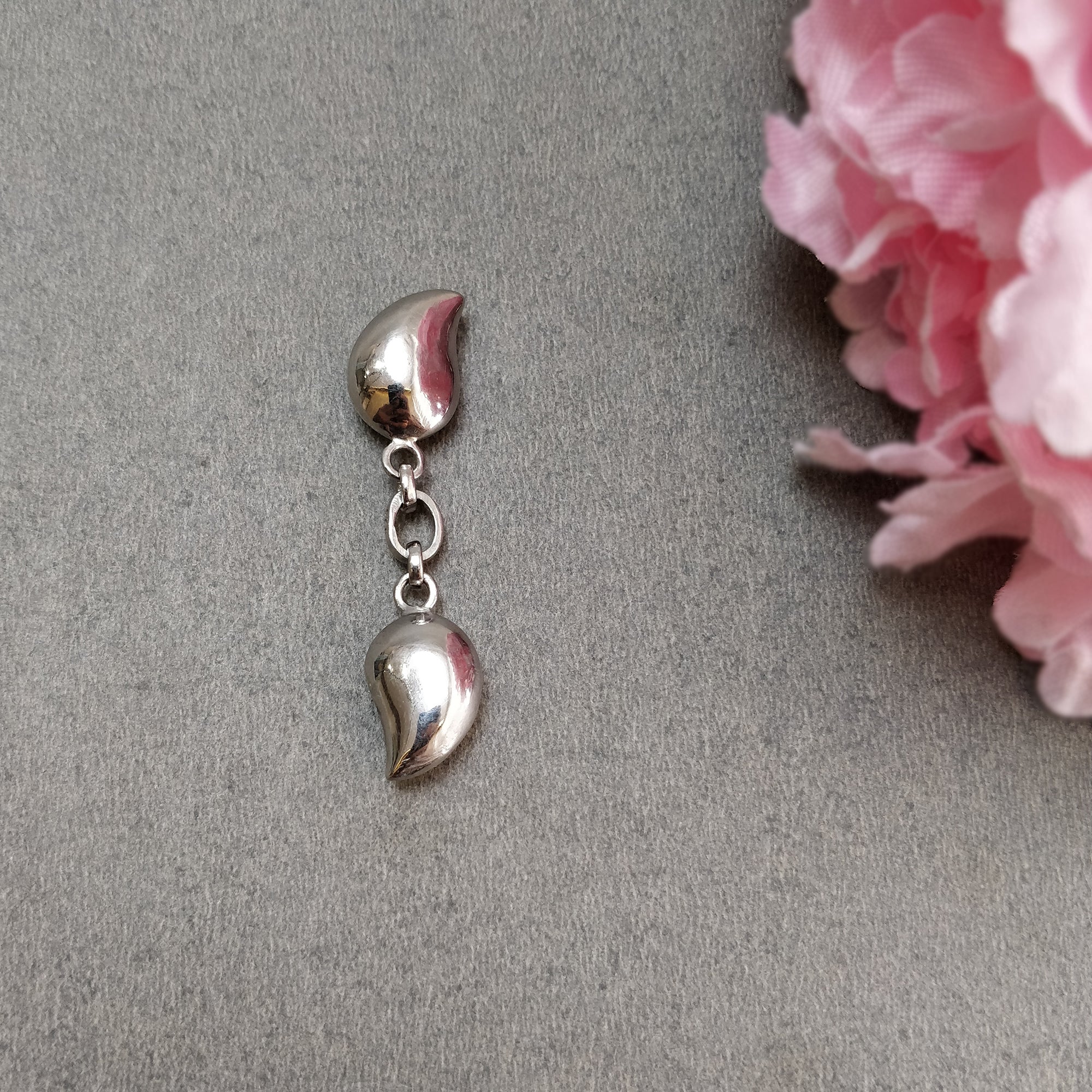 925 Sterling Silver Double Leaf Connectors - Mini & Regular Size for Jewelry Making - Perfect for Necklaces, Bracelets, and DIY Jewelry Designs