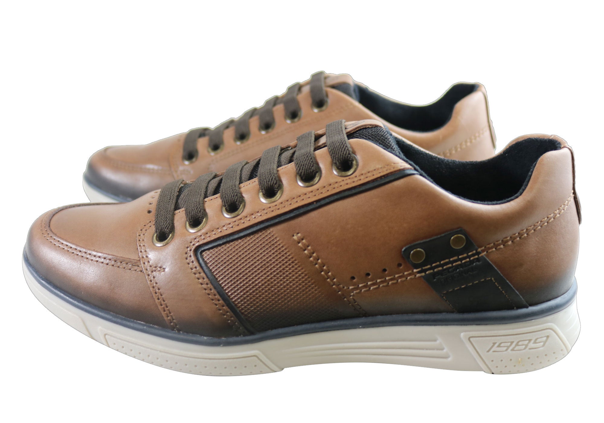 Pegada Carter Men's Leather Slip-On Comfort Casual Shoes - Handmade in Brazil - Perfect for Office, Travel & Everyday Wear