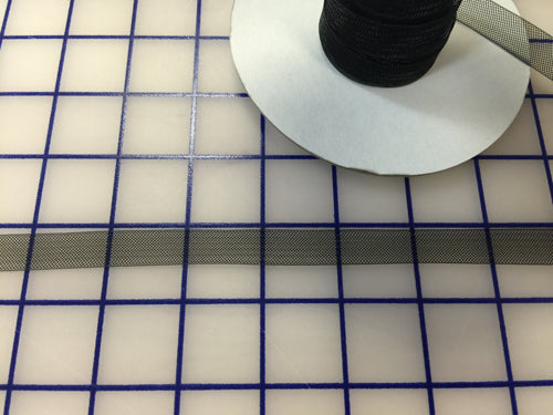 Premium 1/2 Inch Wide Heavy Black Horsehair Braid - 144 Yard Roll (20% Off) - Perfect for Upholstery, Costume Trims & DIY Craft Projects