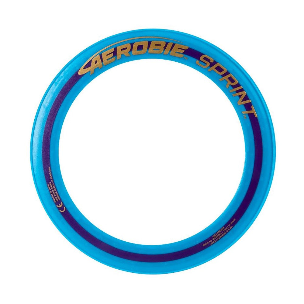 Aerobie Sprint Ring - 10 Inch Flying Disc for Outdoor Sports, Backyard Games, and Family Fun - High Performance Flying Toy for Kids and Adults