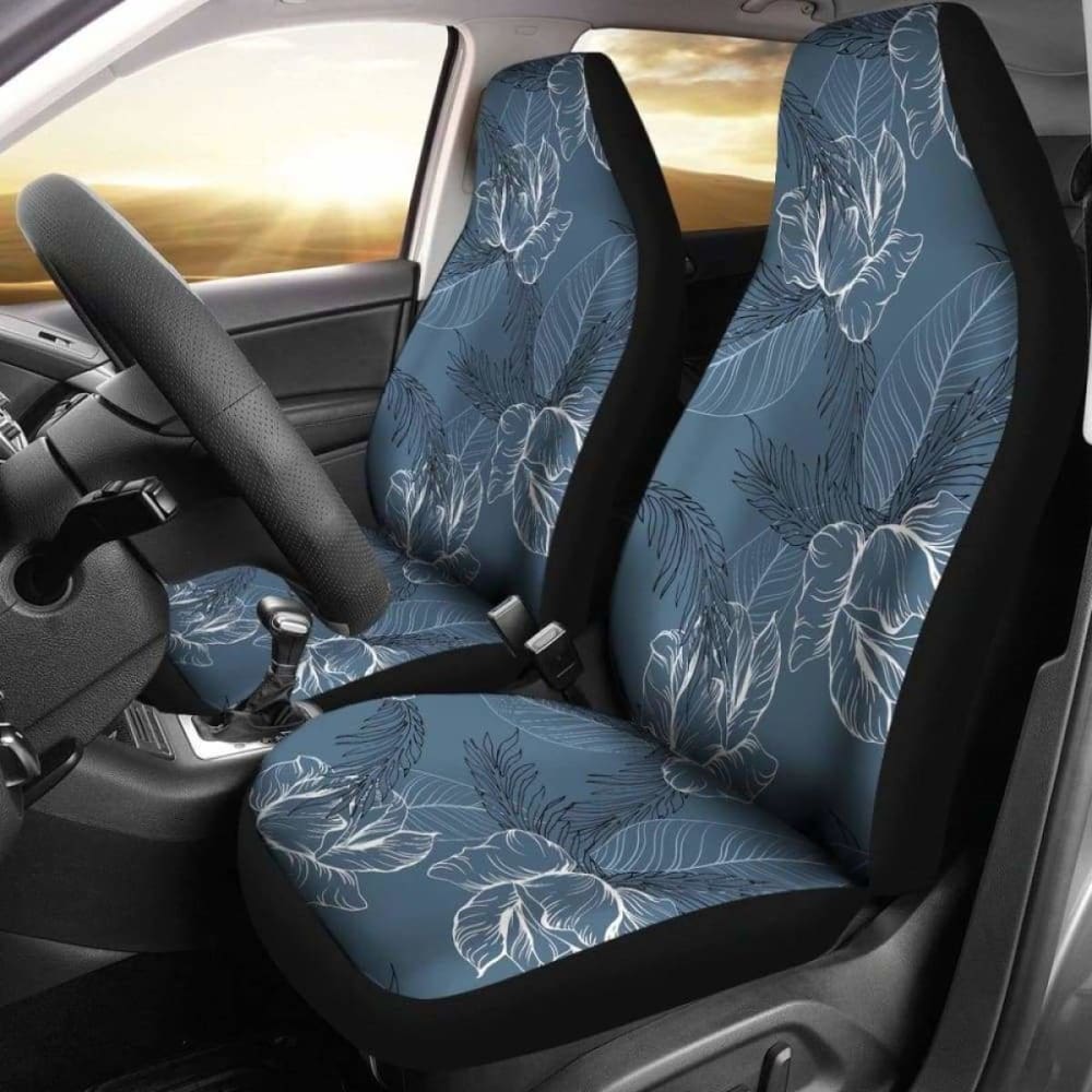 Abstract Floral Pattern Car Seat Covers - Universal Fit for Cars, Trucks & SUVs - Breathable & Stylish Protection - Perfect for Daily Commute, Road Trips & Interior Decoration